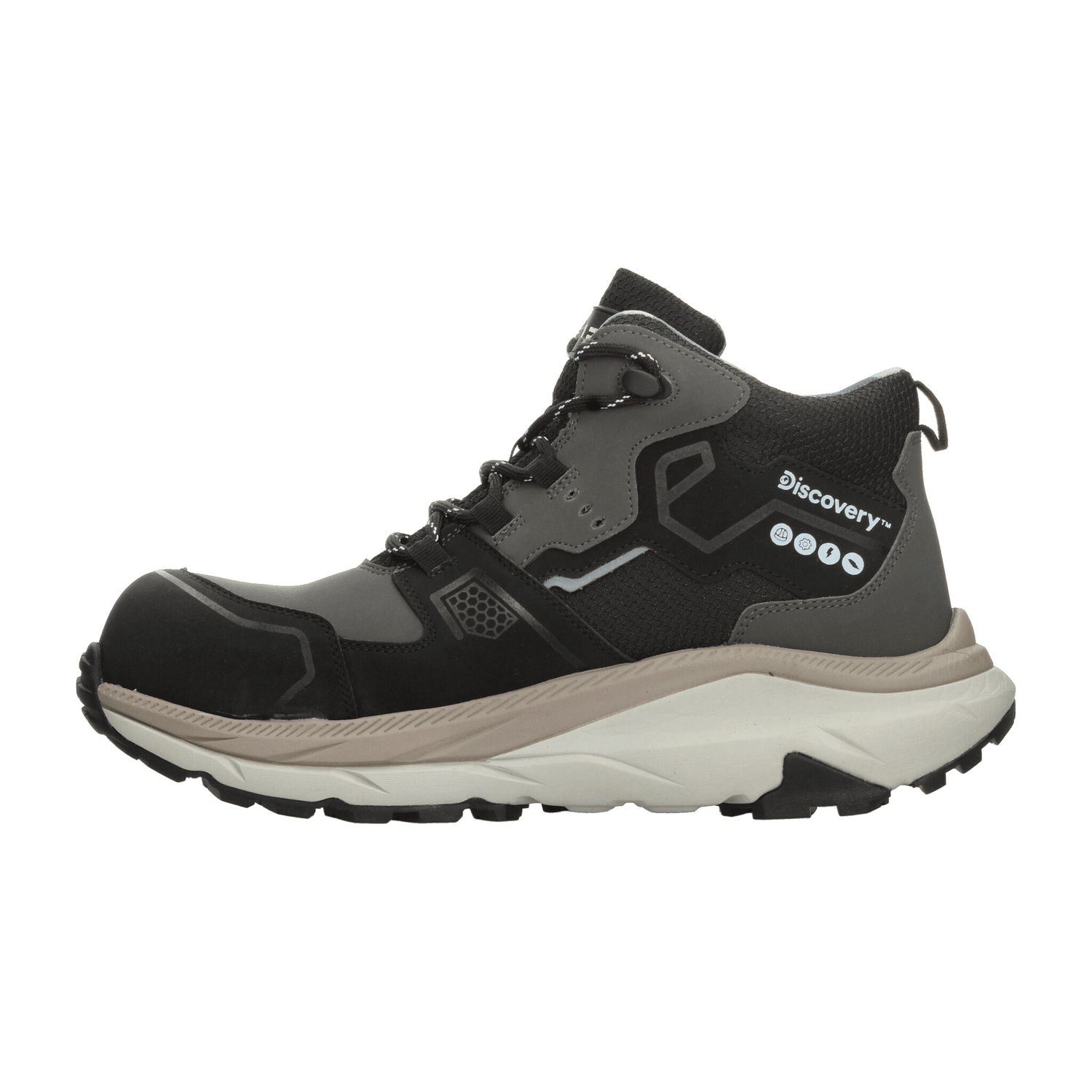 Bota Industrial Discovery Hombre Industrial Negro Caballero — imagen 5