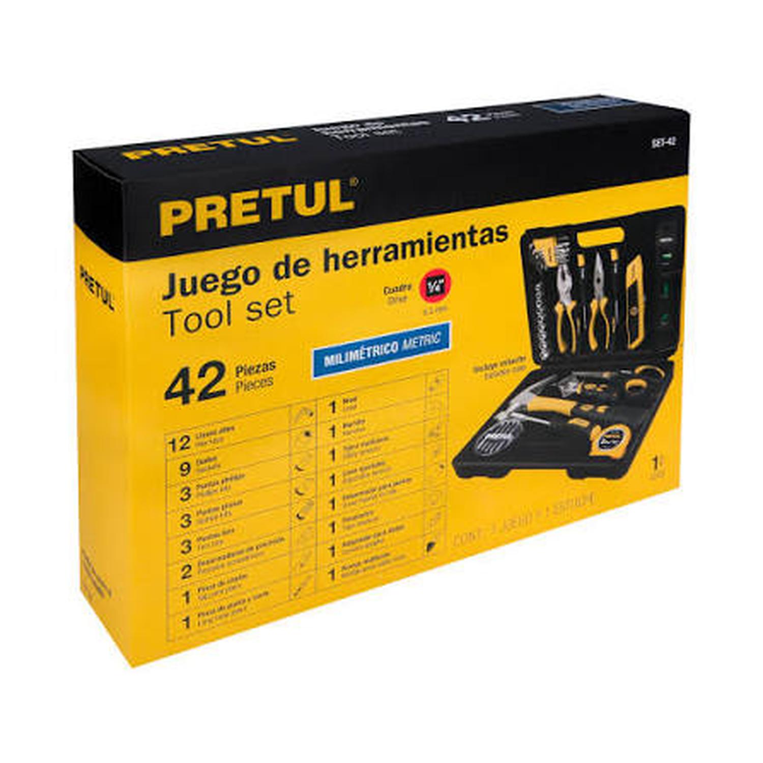 Juego de Herramientas Pretul 42 Piezas Comfort Grip 22101 — imagen 3