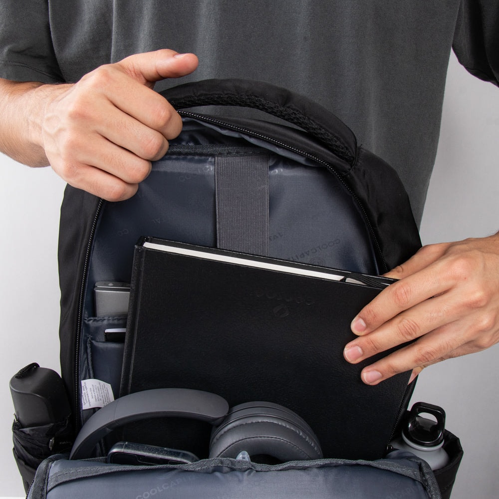 Mochila para laptop CoolCapital Yuba 15.6" pulgadas Negro — imagen 7