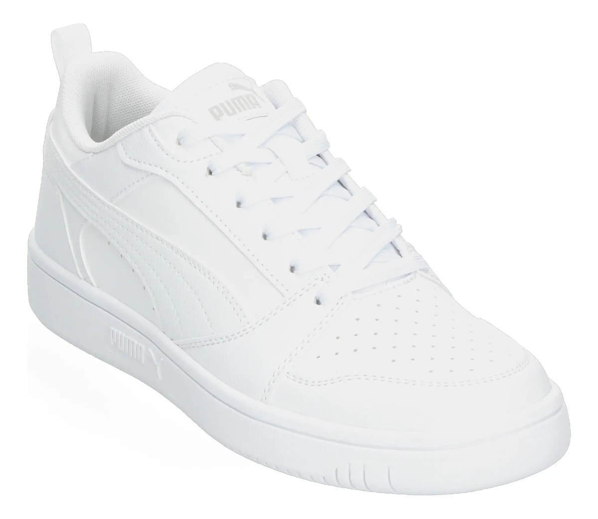 Tenis Puma Rebound V6 Low Hombre Casual Blanco Caballero — imagen 13