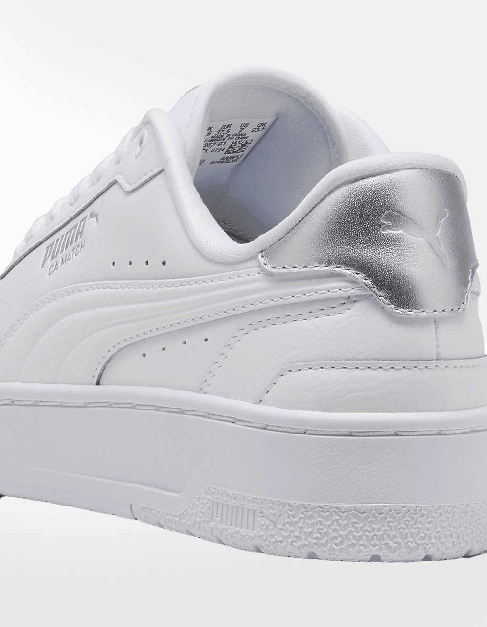 Tenis Puma CA Match Metallic Blanco - Mujer — imagen 4
