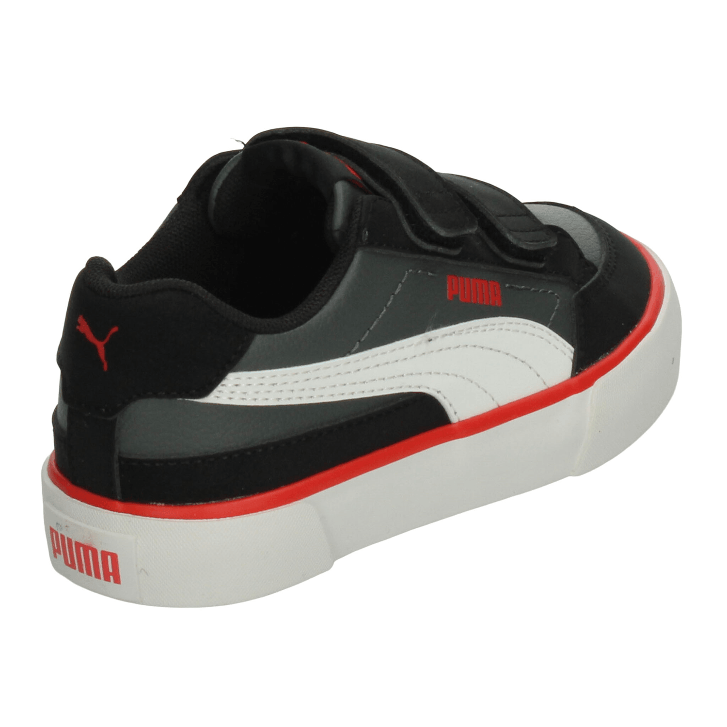 Tenis Niño Puma Court Classic Negro Casual Infantil T16-22 — imagen 4