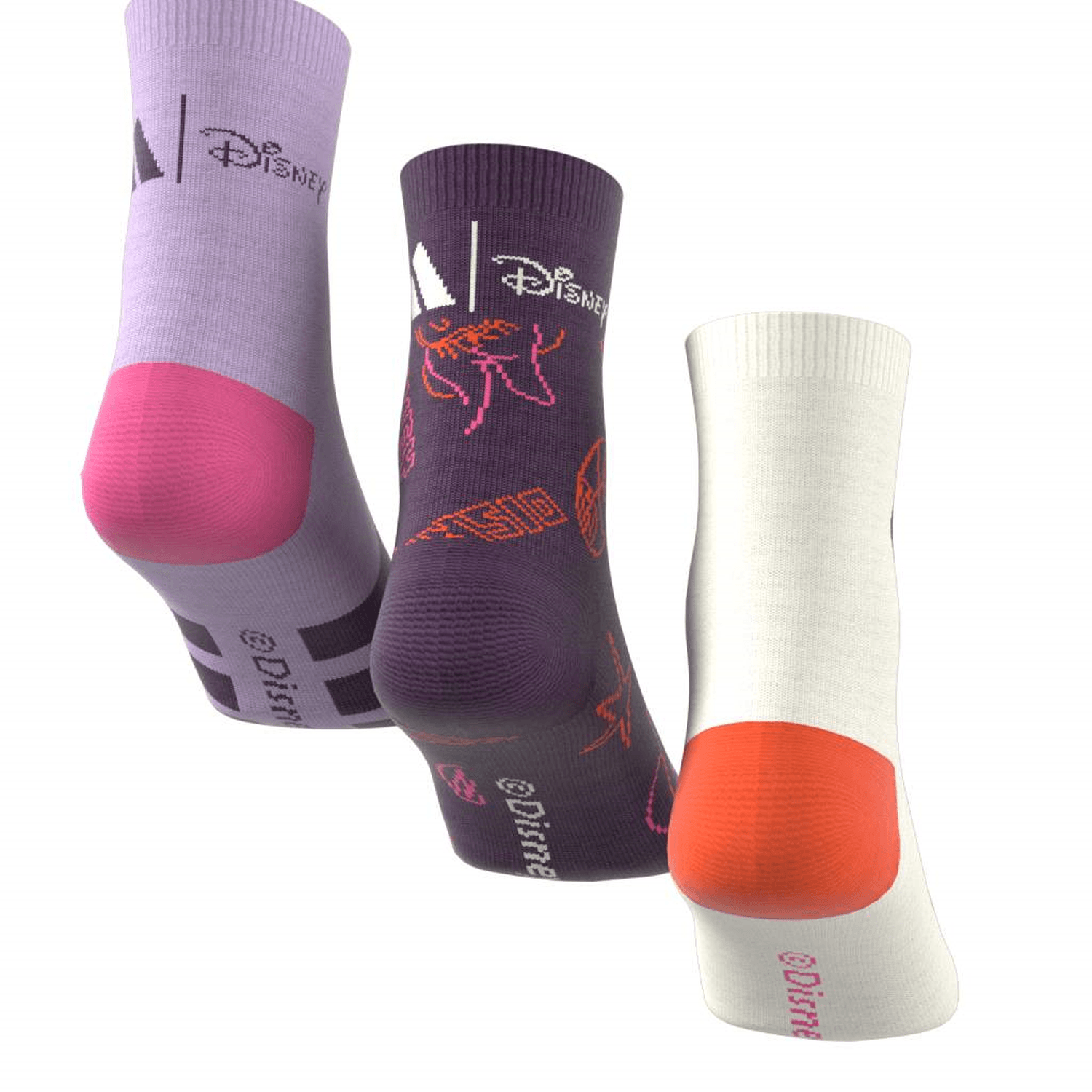 Calcetines Niña Adidas Minnie Mouse Multicolor 3 Pares Infantil — imagen 9