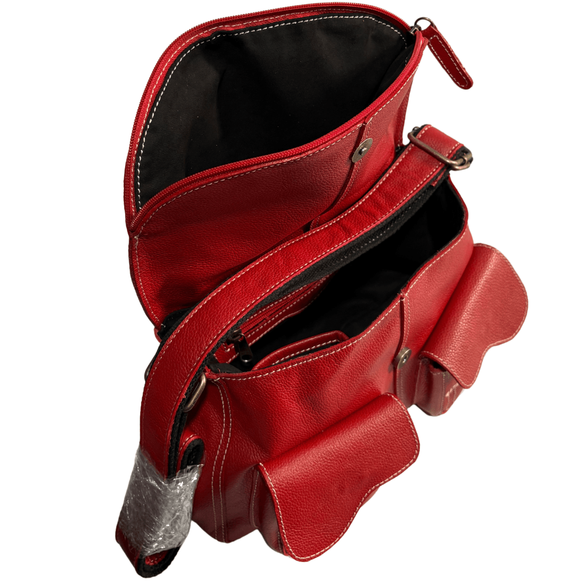 Mariconera De Piel Original Flotter Para Mujer Maya — imagen 10