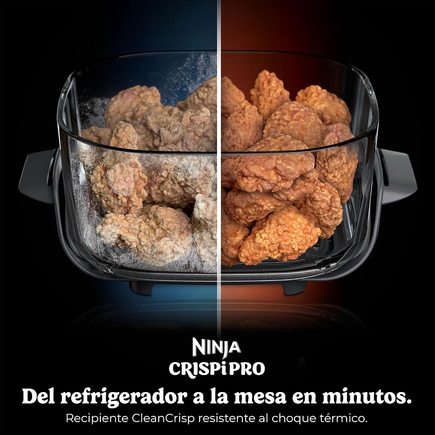 Freidora de Aire con Vidrio Ninja Crispi Pro 6 en 1 1800W 5.6L Azul — imagen 5