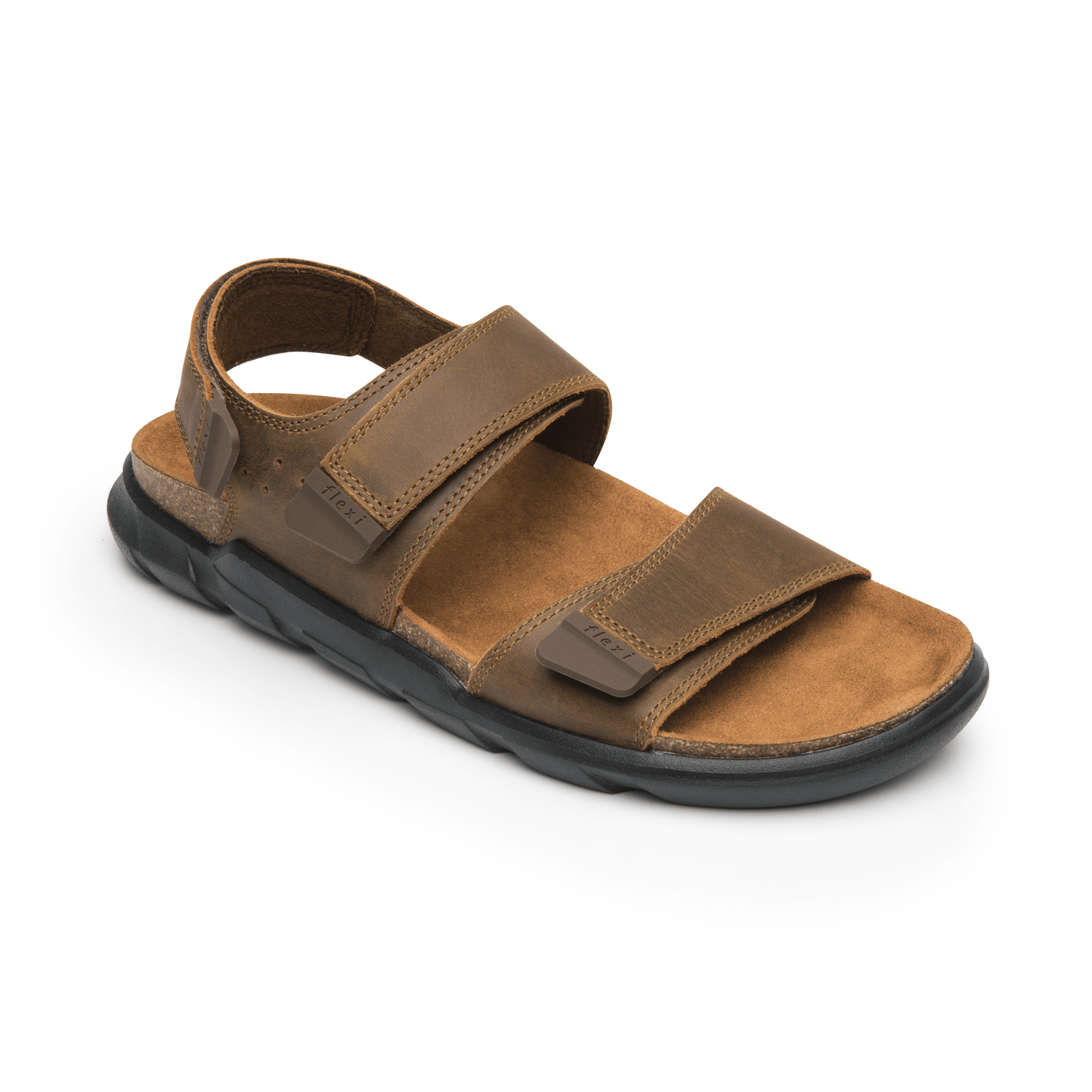 Sandalias Hombre Flexi Café Casual Caballero — imagen 3