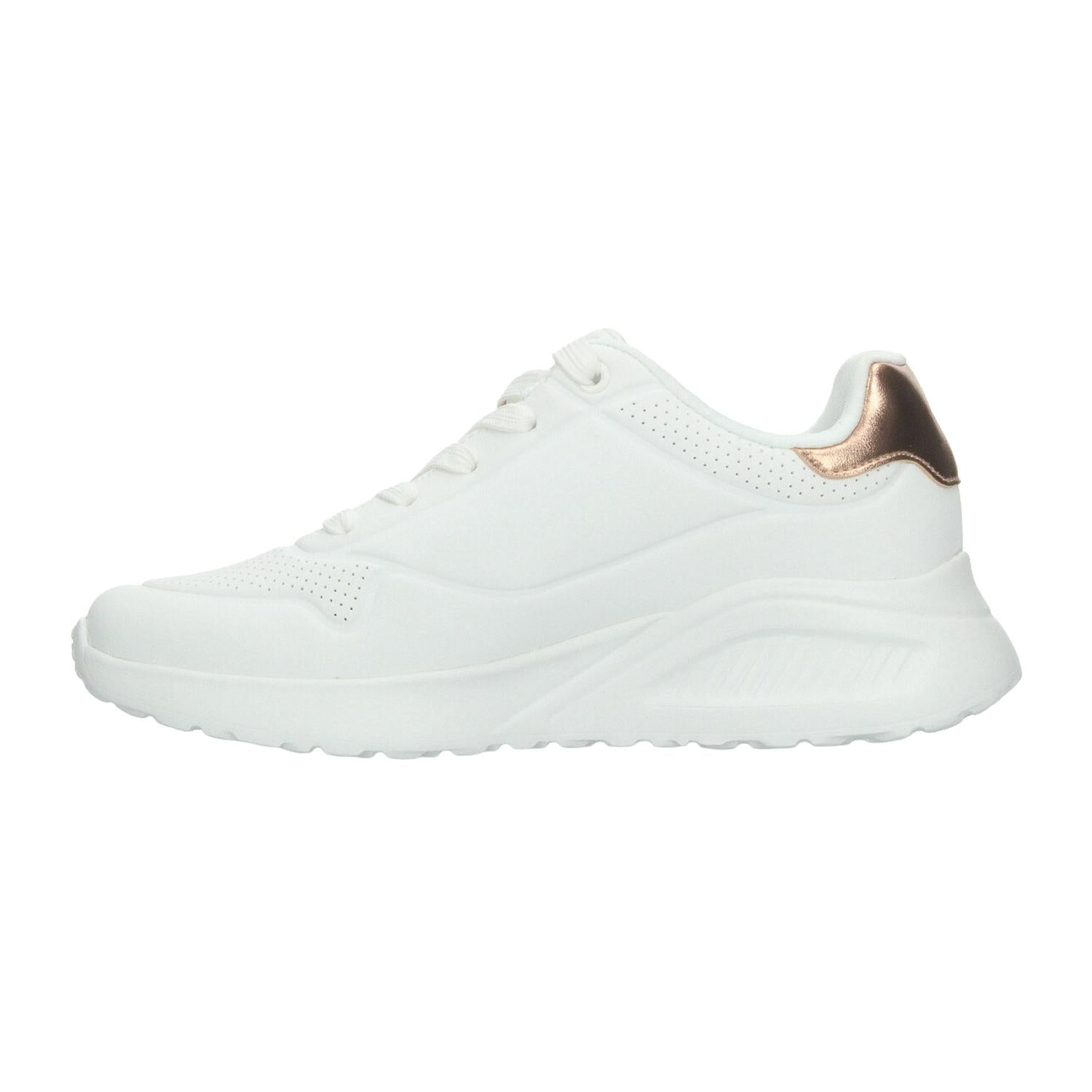 Tenis Skechers Uno Lite Dama Blanco Casual Para Mujer — imagen 6