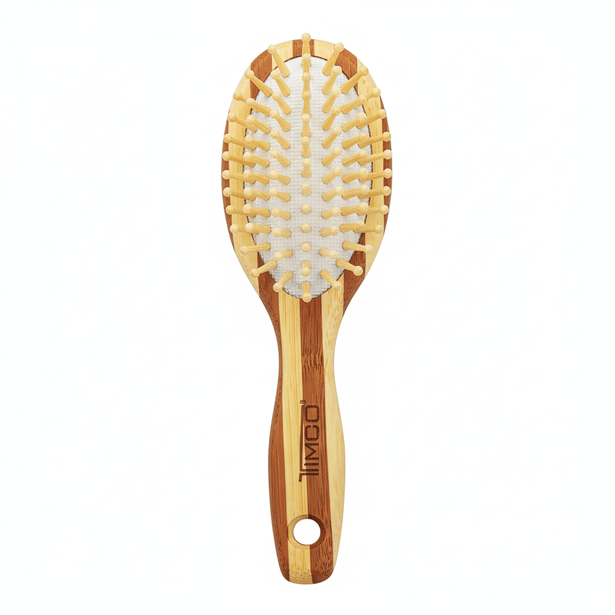 Cepillo de Cabello Madera Natural Acolchado Cuidado del Cuero Cabelludo Timco CMC01 — imagen 2