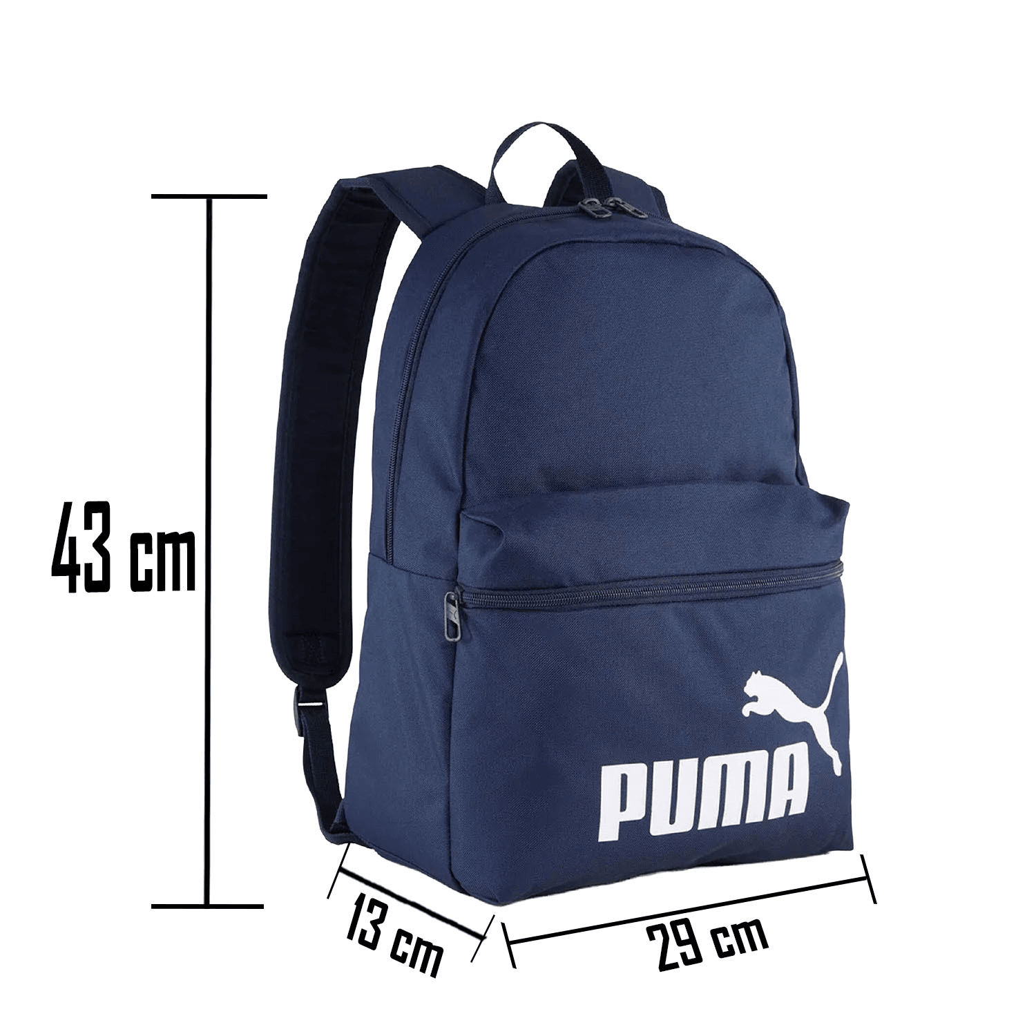 Mochila Puma Phase Hombre Mujer Azul Escolar 22L — imagen 3