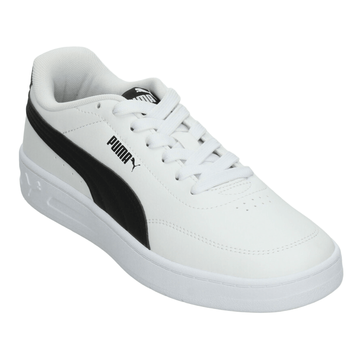 Tenis Puma Court Classic Clean Hombre Casual Negro Caballero — imagen 4