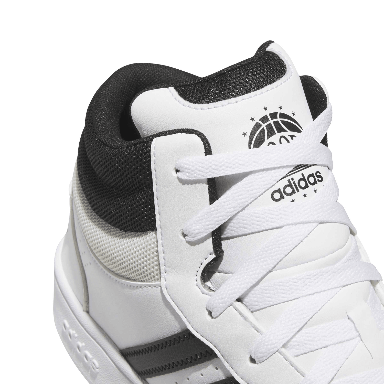 Tenis Adidas Hoops Mid Classic Hombre Blanco Casual Para Caballero — imagen 6