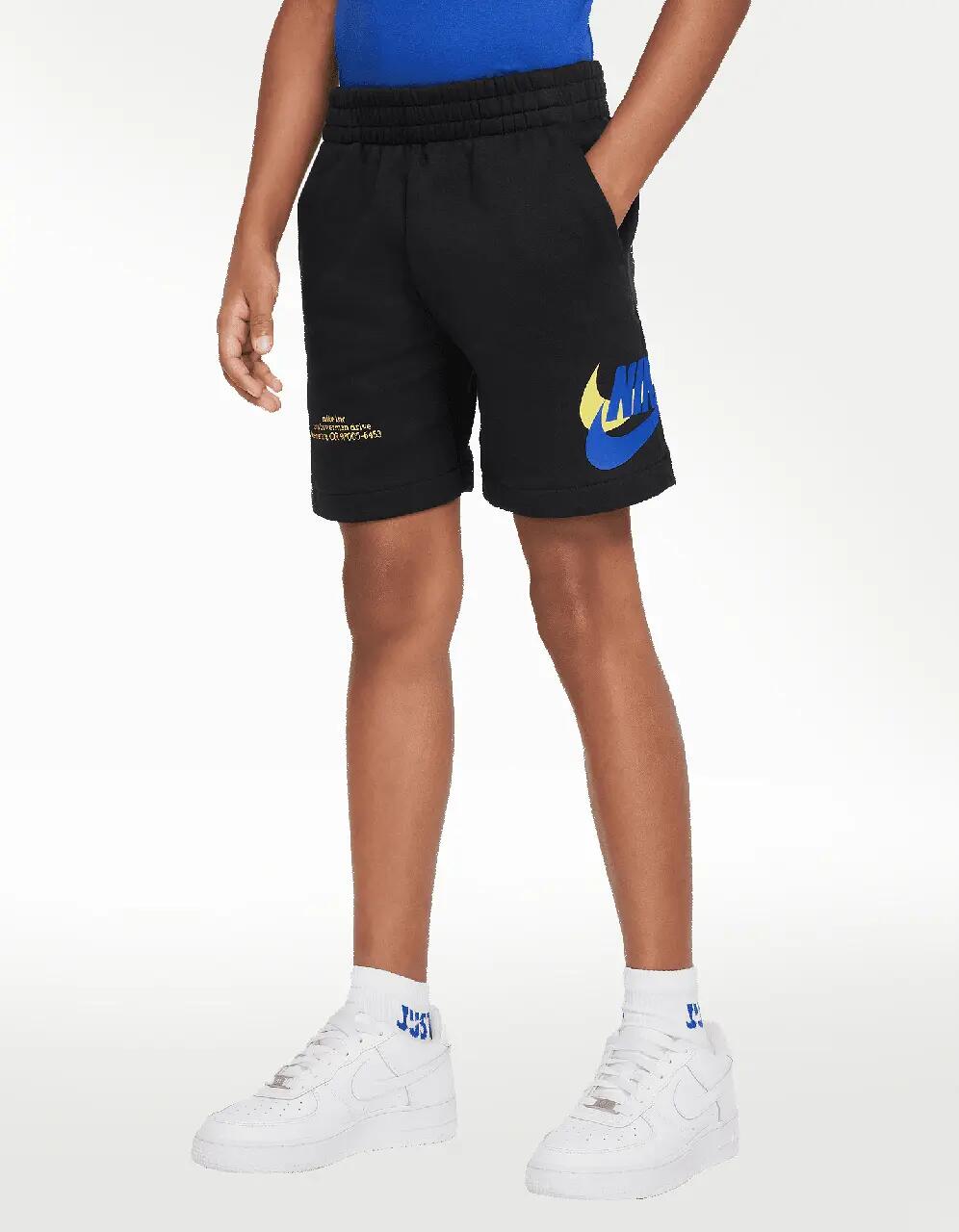 Conjunto Nike K NSW HBR Icon Flc Negro - Niño — imagen 2