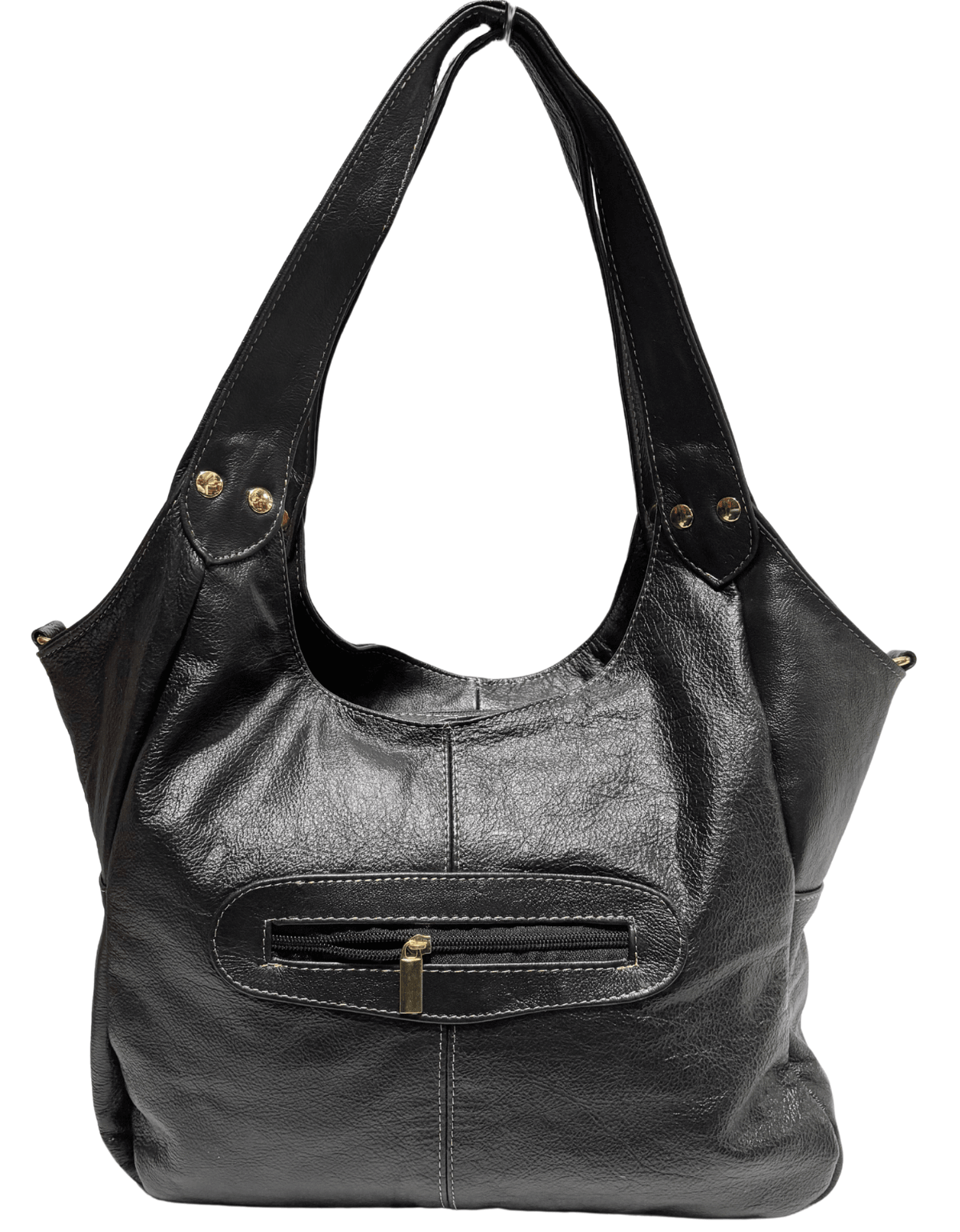 Bolsa De Piel Legitima Original Grande Tote De Hombro Jf70 — imagen 11