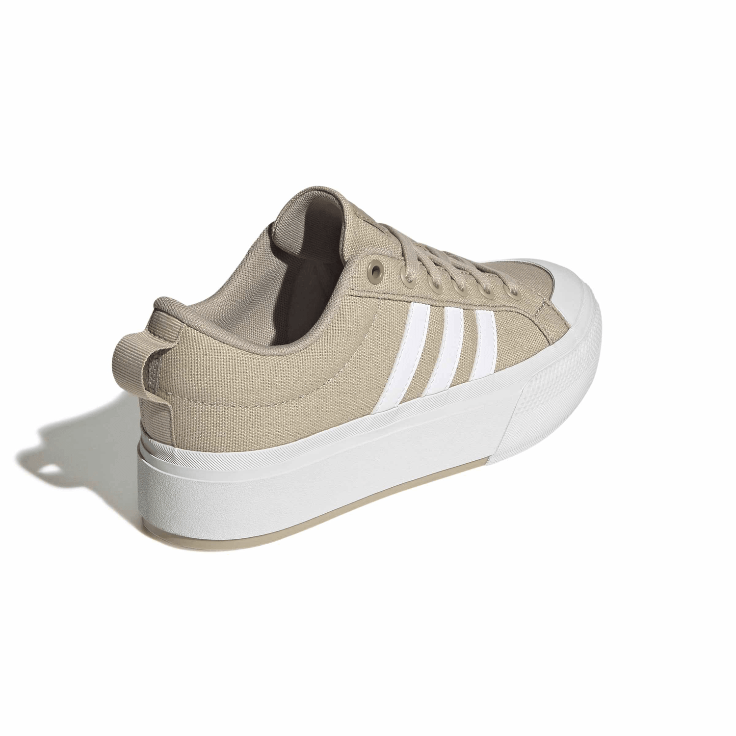 Tenis Adidas Bravada Dama Casual Plataforma Beige Mujer — imagen 3