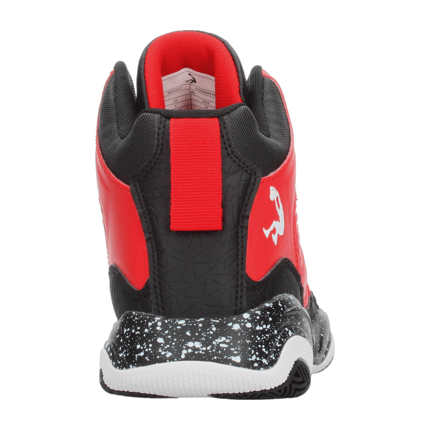 Tenis Hombre Shaq Rojo Casual Caballero — imagen 8