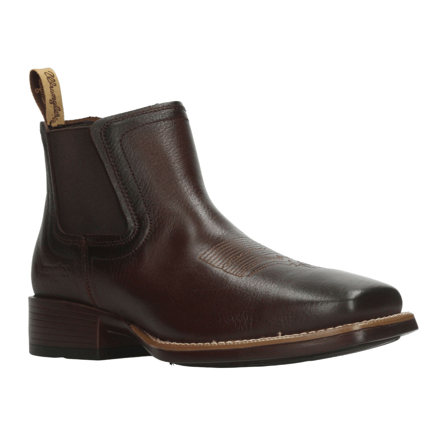 Bota Wrangler Hombre Casual Slip On Café Caballero — imagen 2