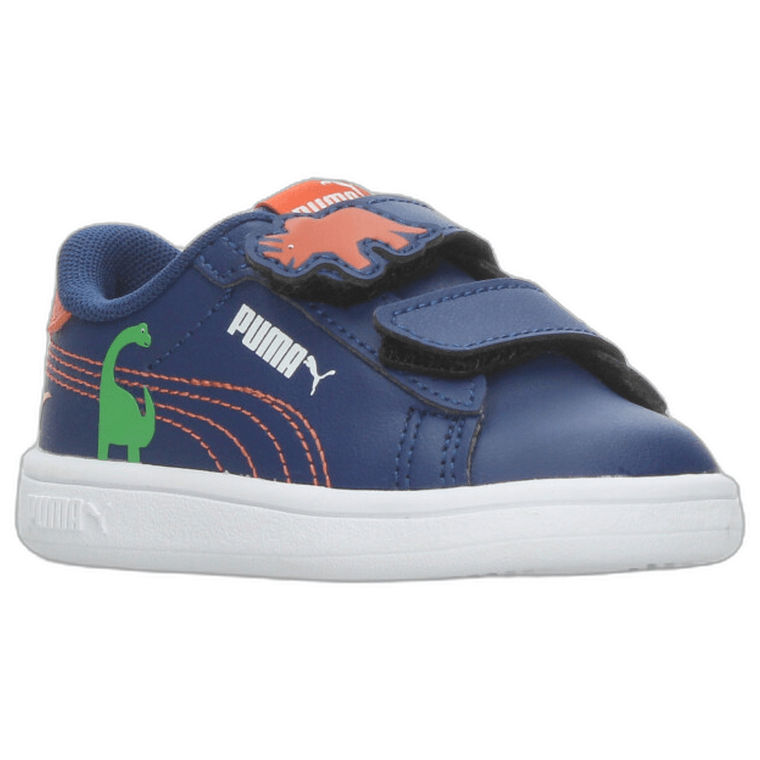 Tenis Niño Puma Smash 3.0 Azul Casual Infantil T11-16 — imagen 3