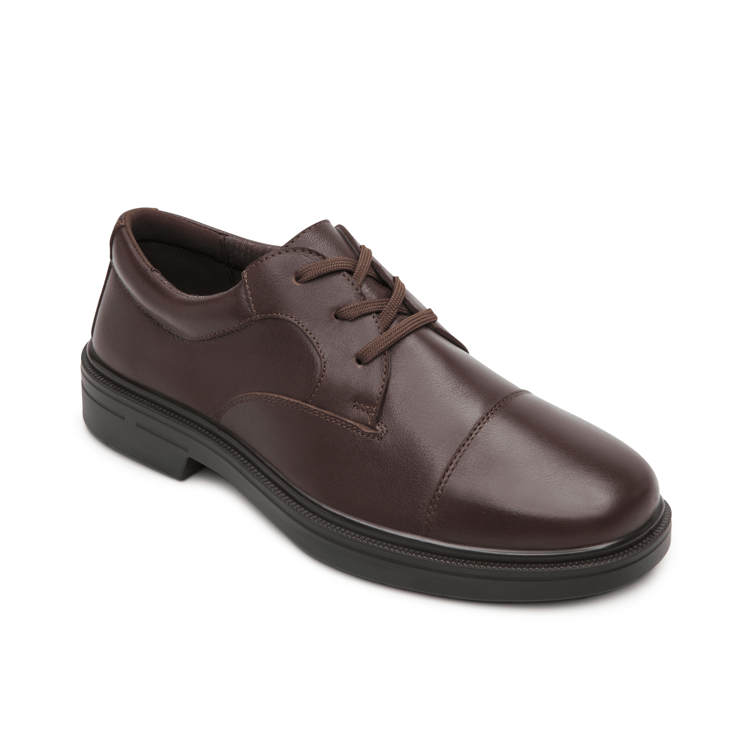 Zapato Flexi Hombre Casual Formal Confort Café Caballero — imagen 2