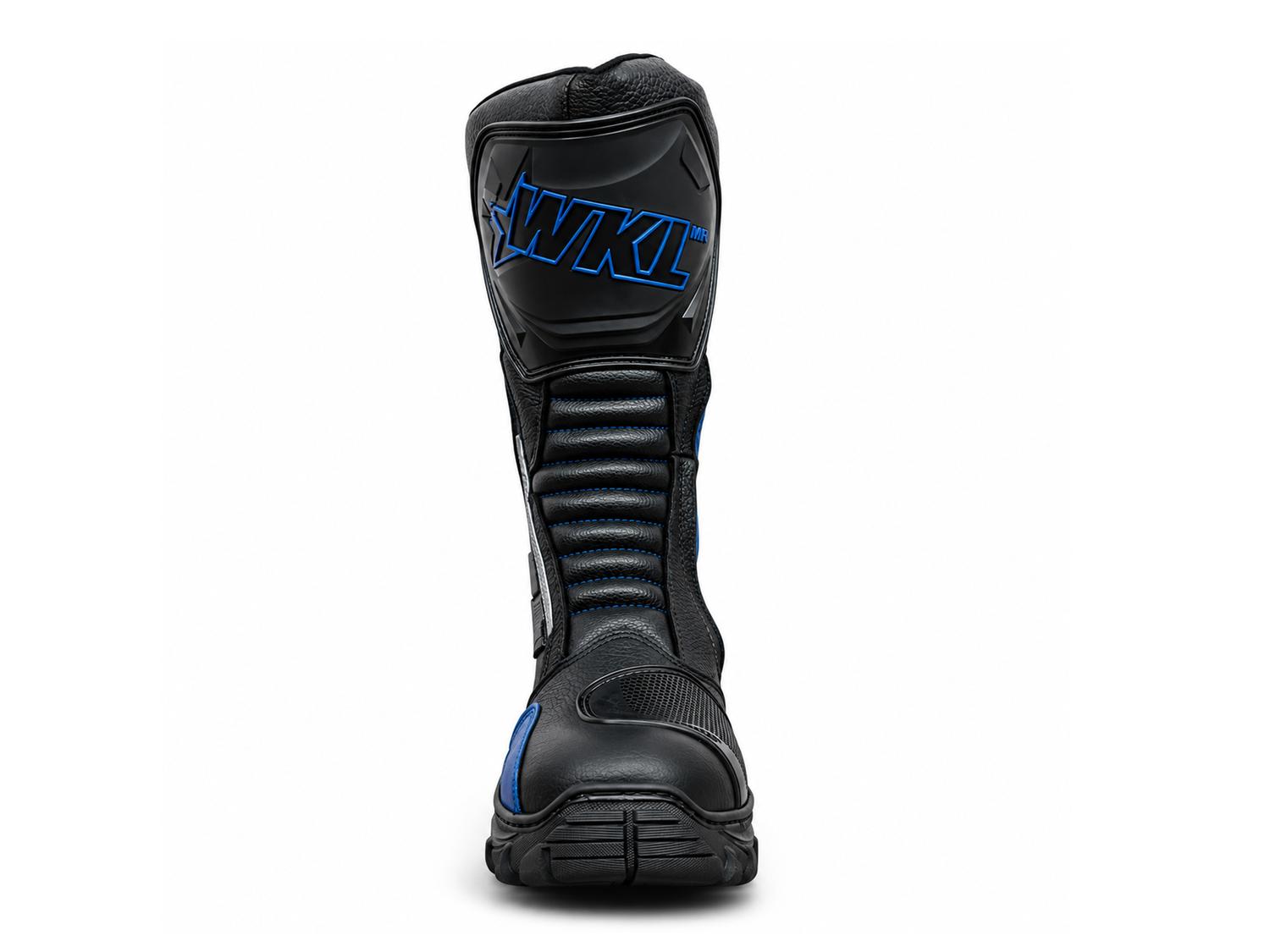 Botas Hombre Moto Biker Doble proposito Workland 76227 Azul — imagen 3