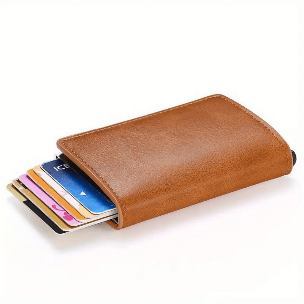 Cartera De Cuero De Pu Casual Con Estuche De Tarjetas — imagen 9
