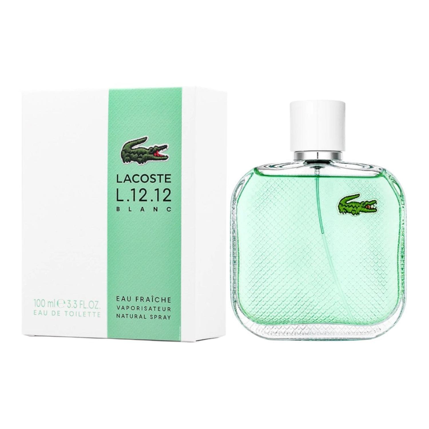 LACOSTE L.12.12 BLANC EAU FRAICHE EDT 100 ML — imagen 3