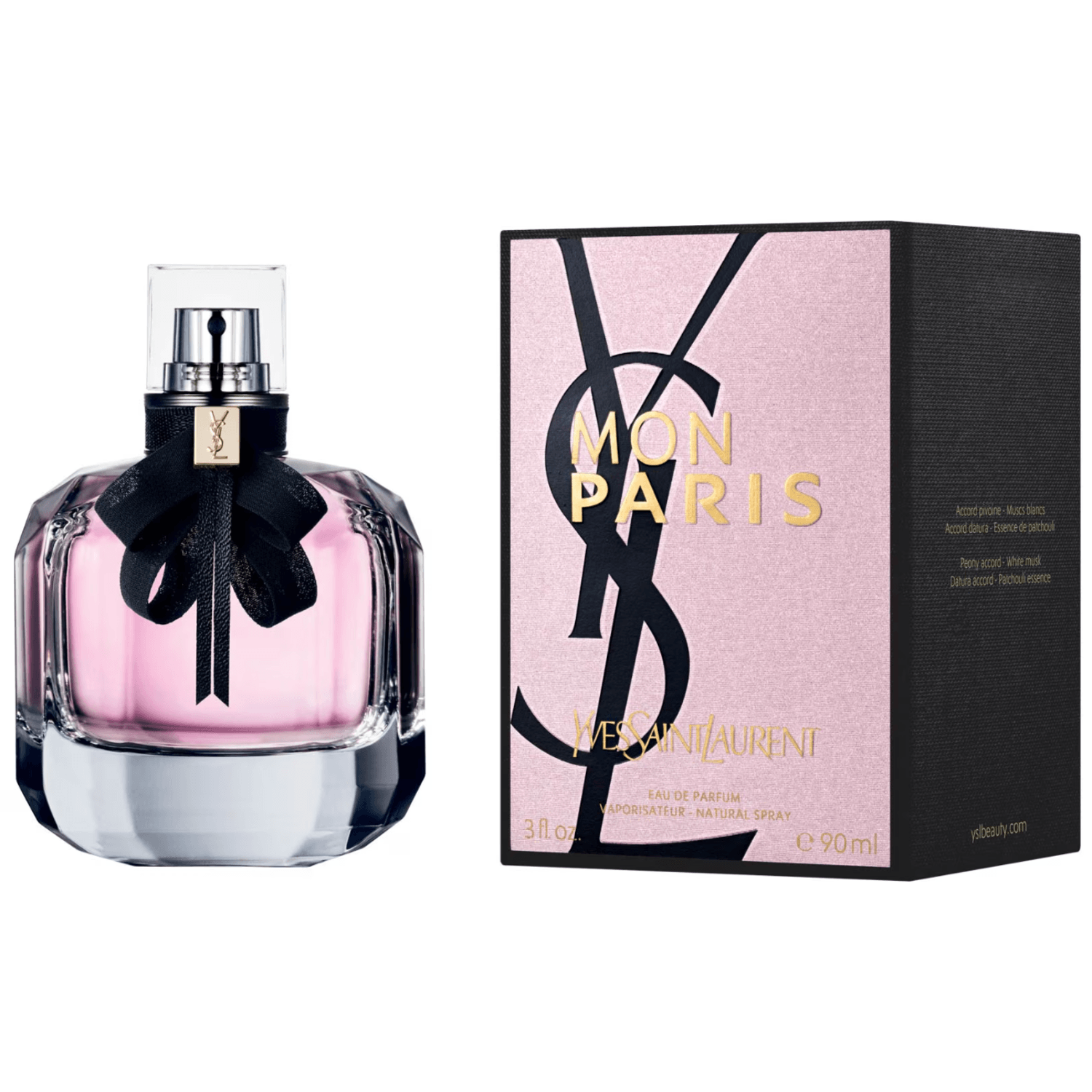 YVES SAINT LAURENT MON PARIS EDP 90 ML DAMA — imagen 2