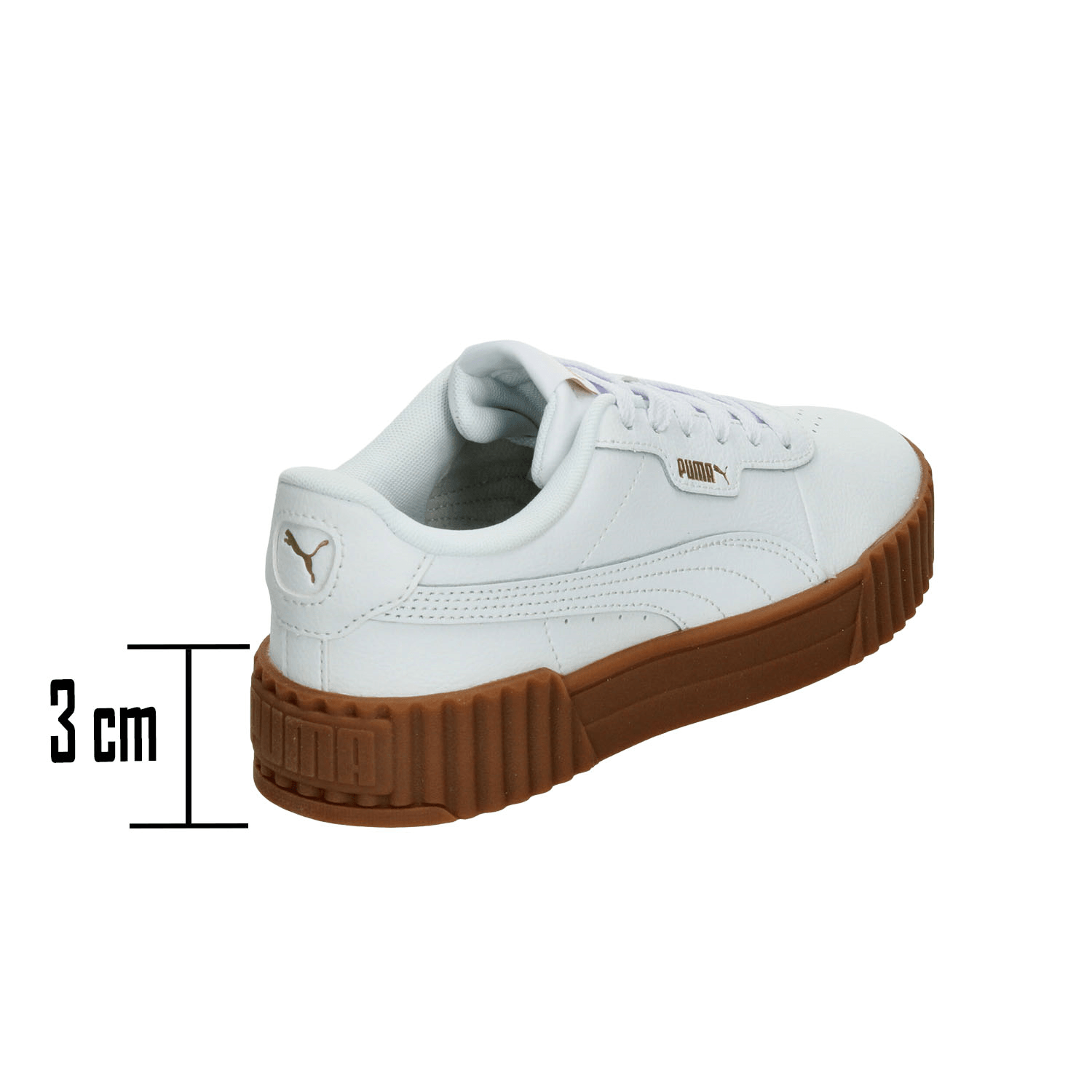 Tenis Dama Puma Carina 3.0 Blanco Casual Mujer — imagen 4