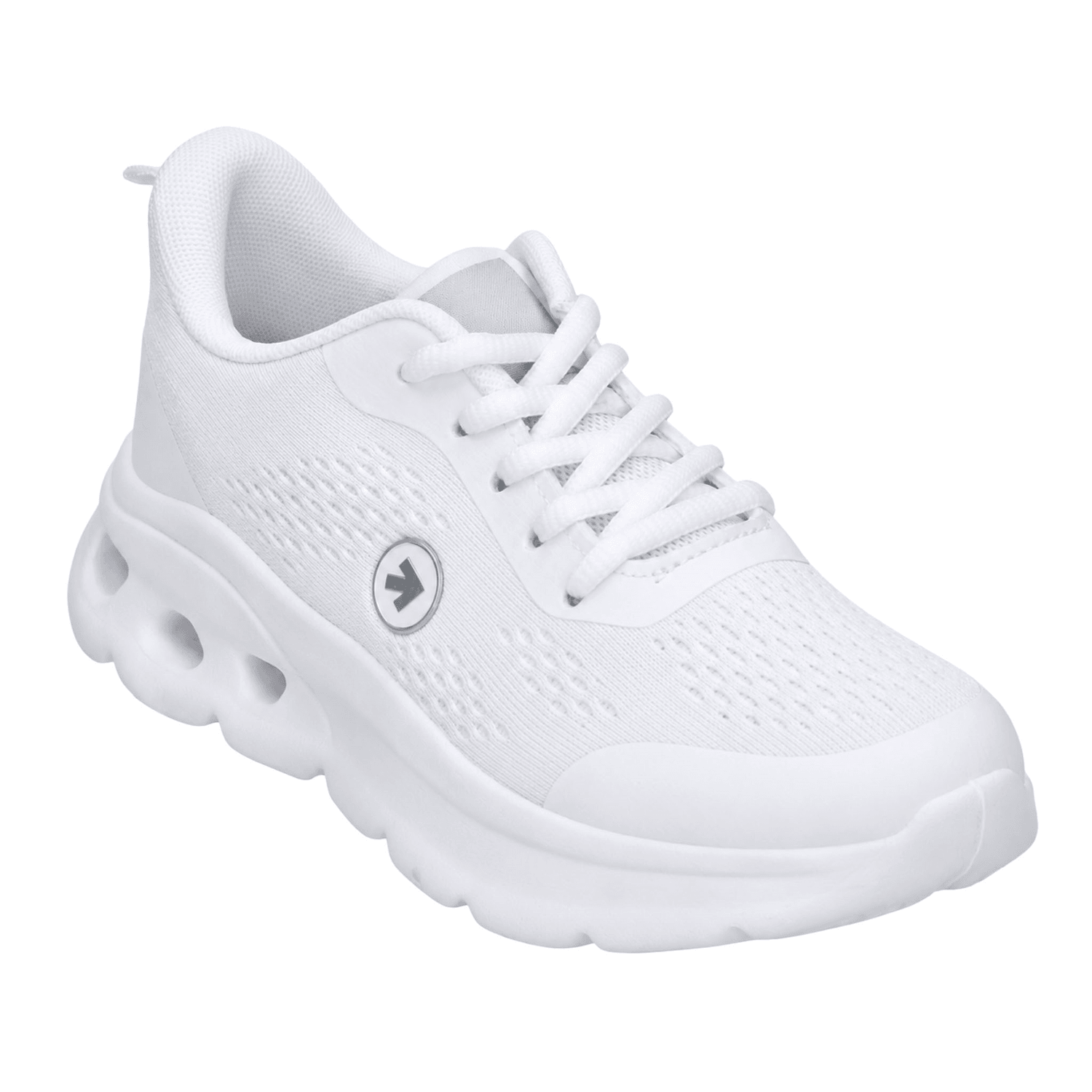 Tenis Berlin Dama Deportivo Cintas Cómodo Blanco Mujer — imagen 4