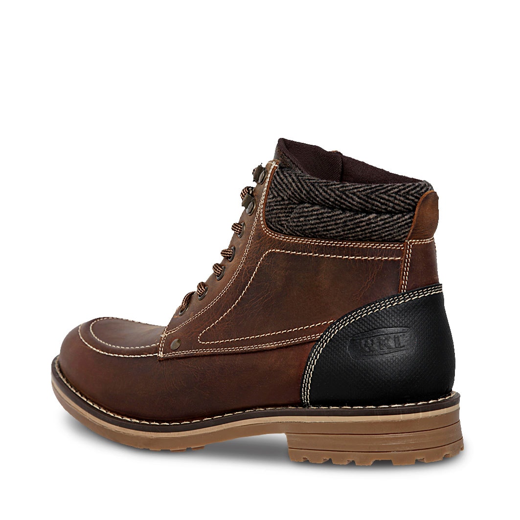 Bota hombre Botin Vestir Caballero Biker WORKLAND 89727 Café — imagen 12