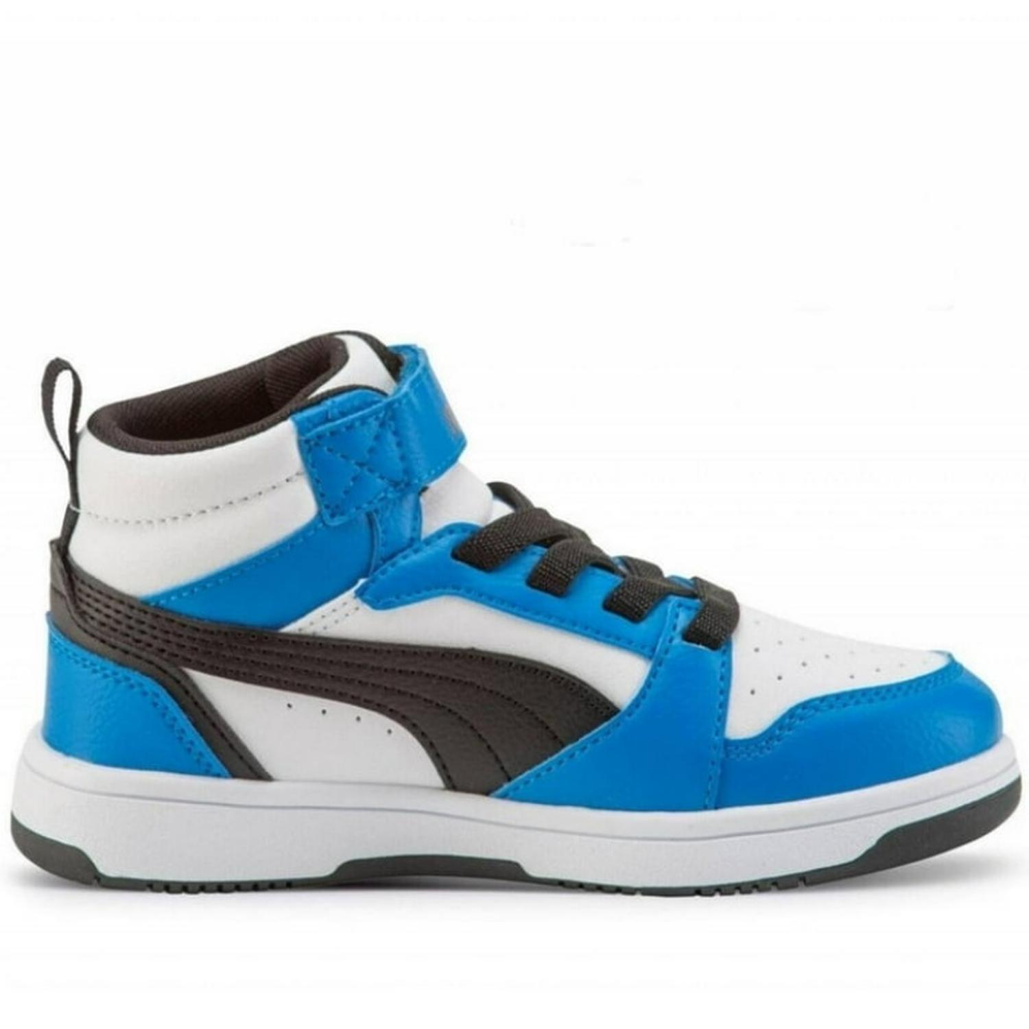 Tenis Puma Rebound V6 MID PS para Niños 16.5 A 21. 393832-06 — imagen 2