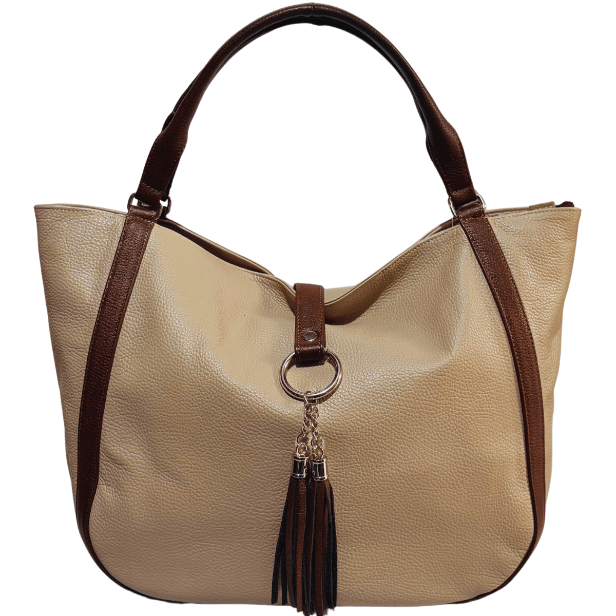 Bolsa Grande Aracely Piel Ternera Negra — imagen 17
