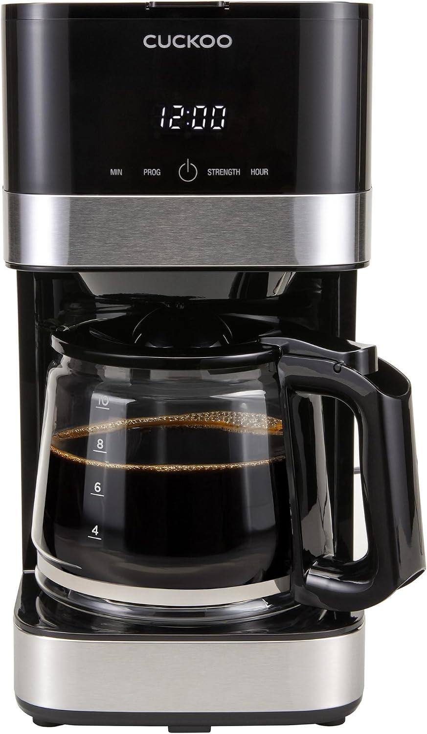 Cafetera de Goteo Cuckoo CCM-BD011B Acero Inoxidable 10 Tazas Programable — imagen 1