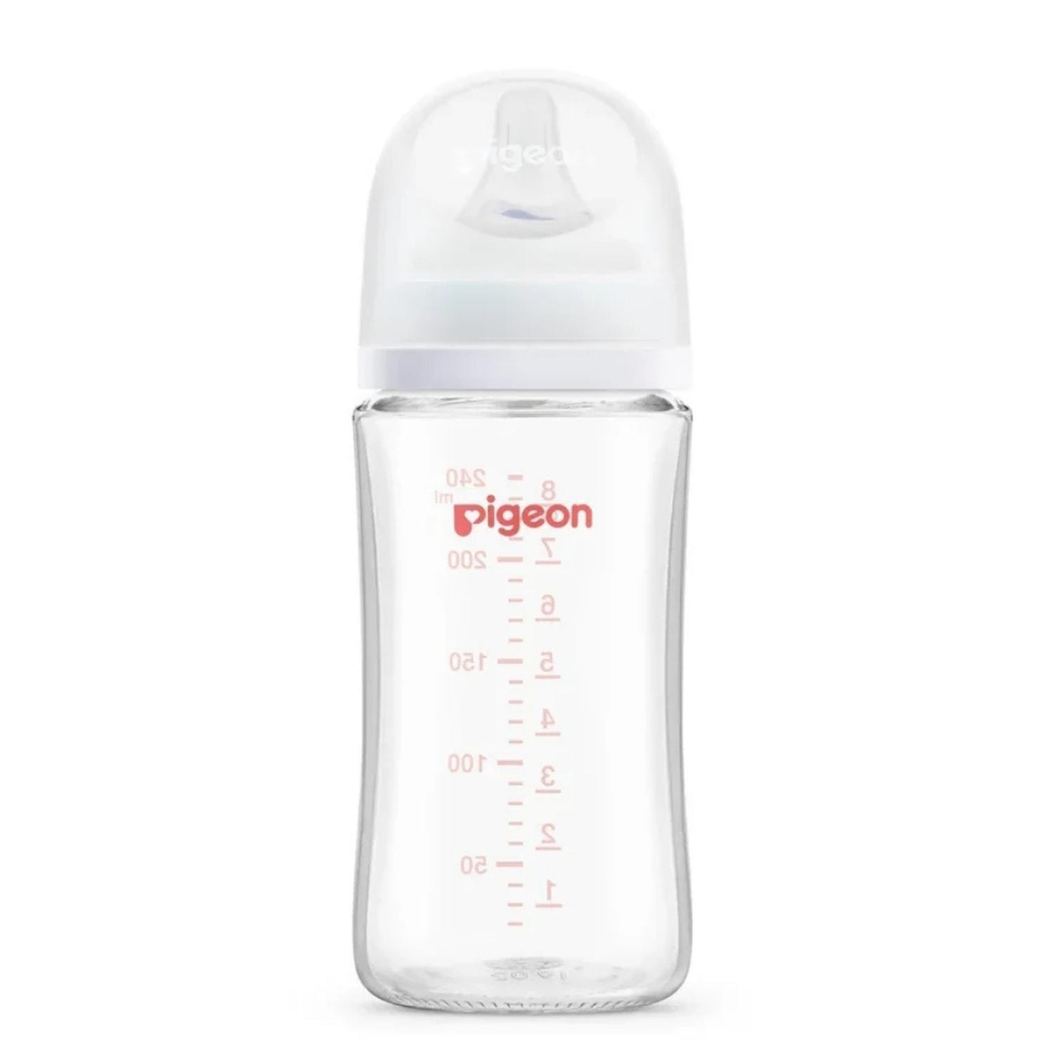 Combo Biberon Pigeon 160ml y 240ml Vidrio Softouch Anticolic — imagen 6