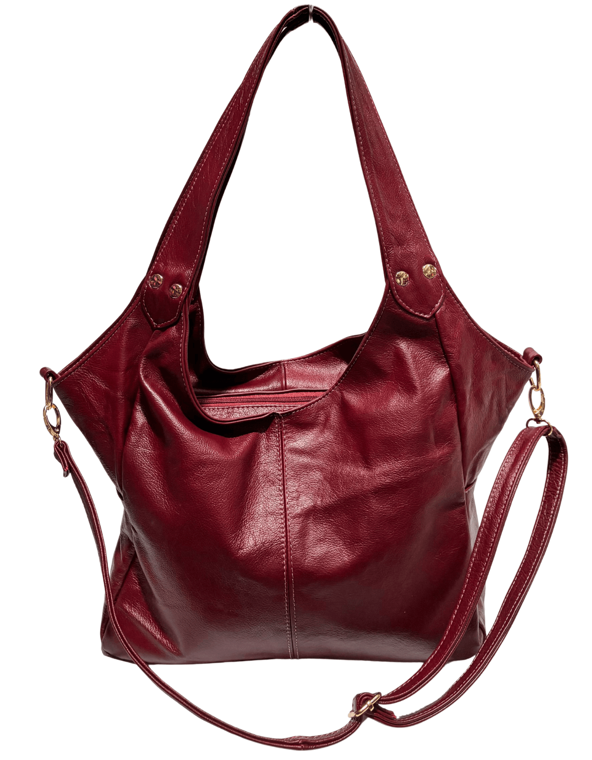 Bolsa De Piel Legitima Original Grande Tote De Hombro Jf70 — imagen 18