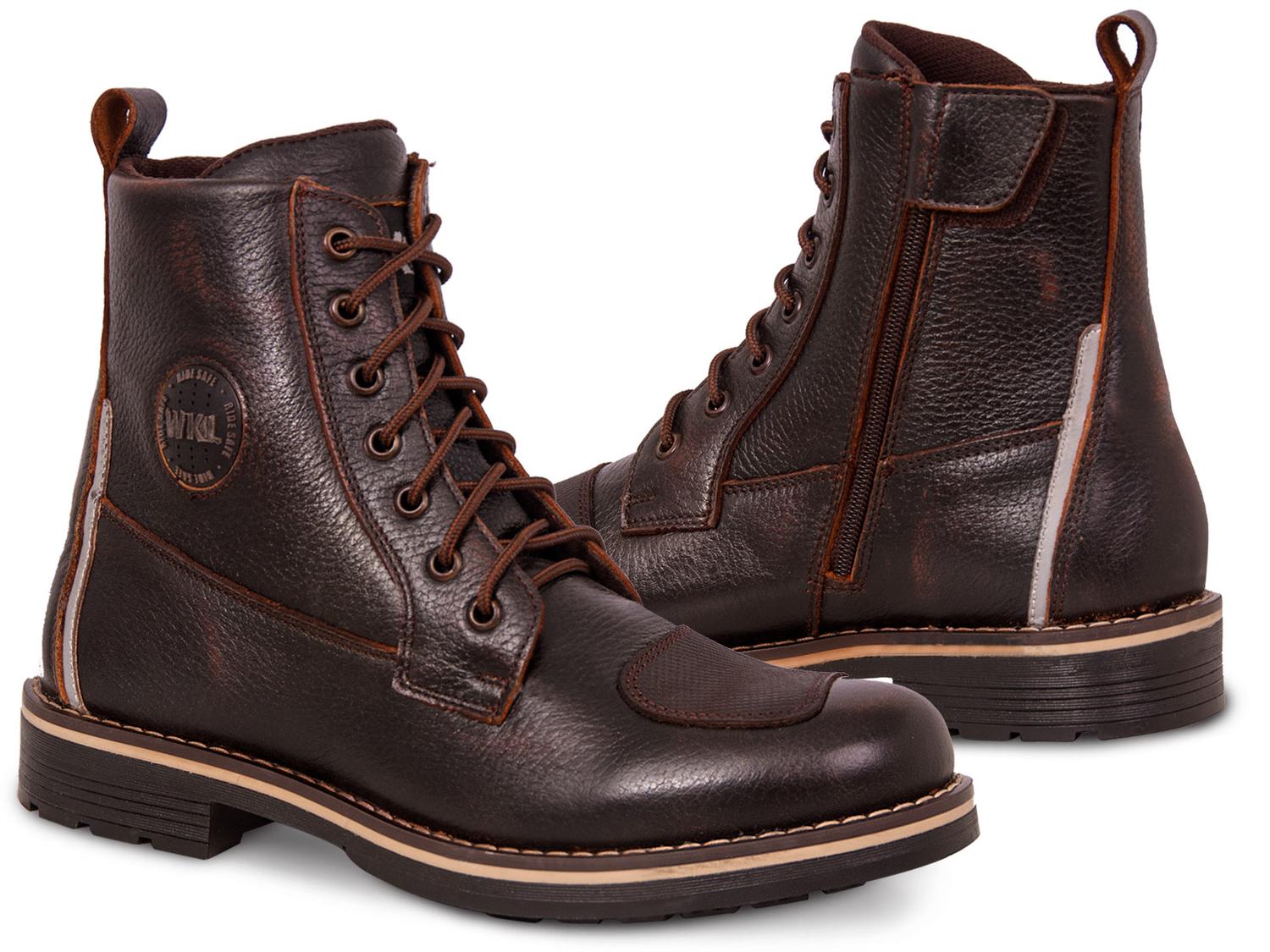 Bota Hombre Moto Biker Casual Workland 89500 Brush Miel — imagen 2