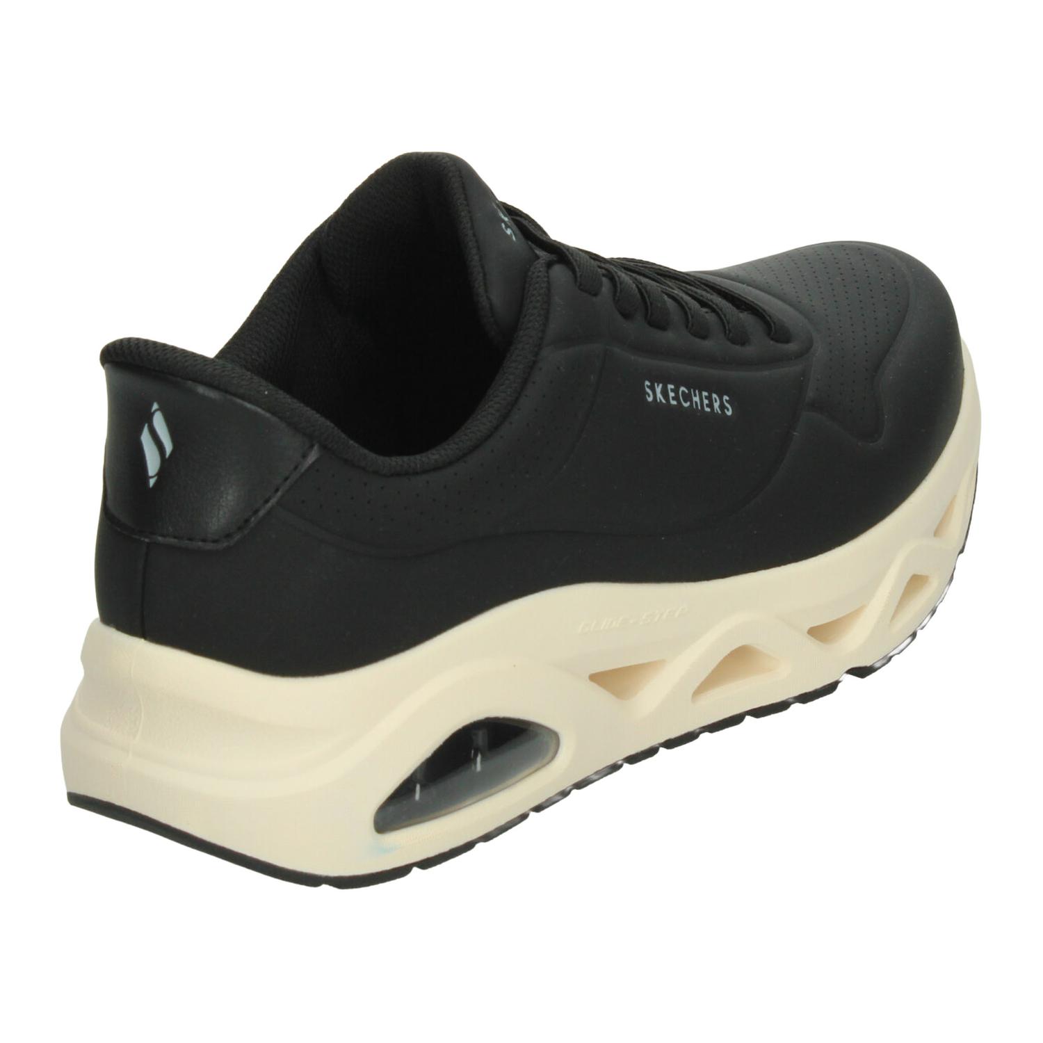 Tenis Skechers Uno Glide-Step Hombre Casual Negro Caballero — imagen 3