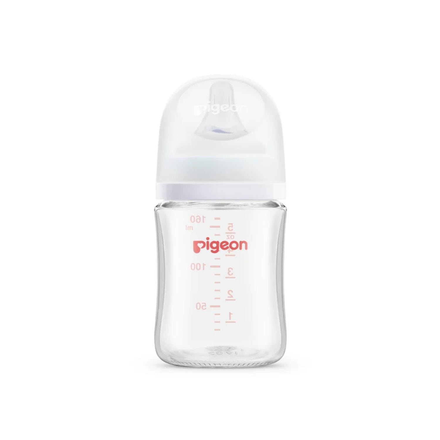 Pack 2 Biberones Pigeon Softouch 160ml De Vidrio Anticólicos Tetina Silicona 0m+ Bebé — imagen 4