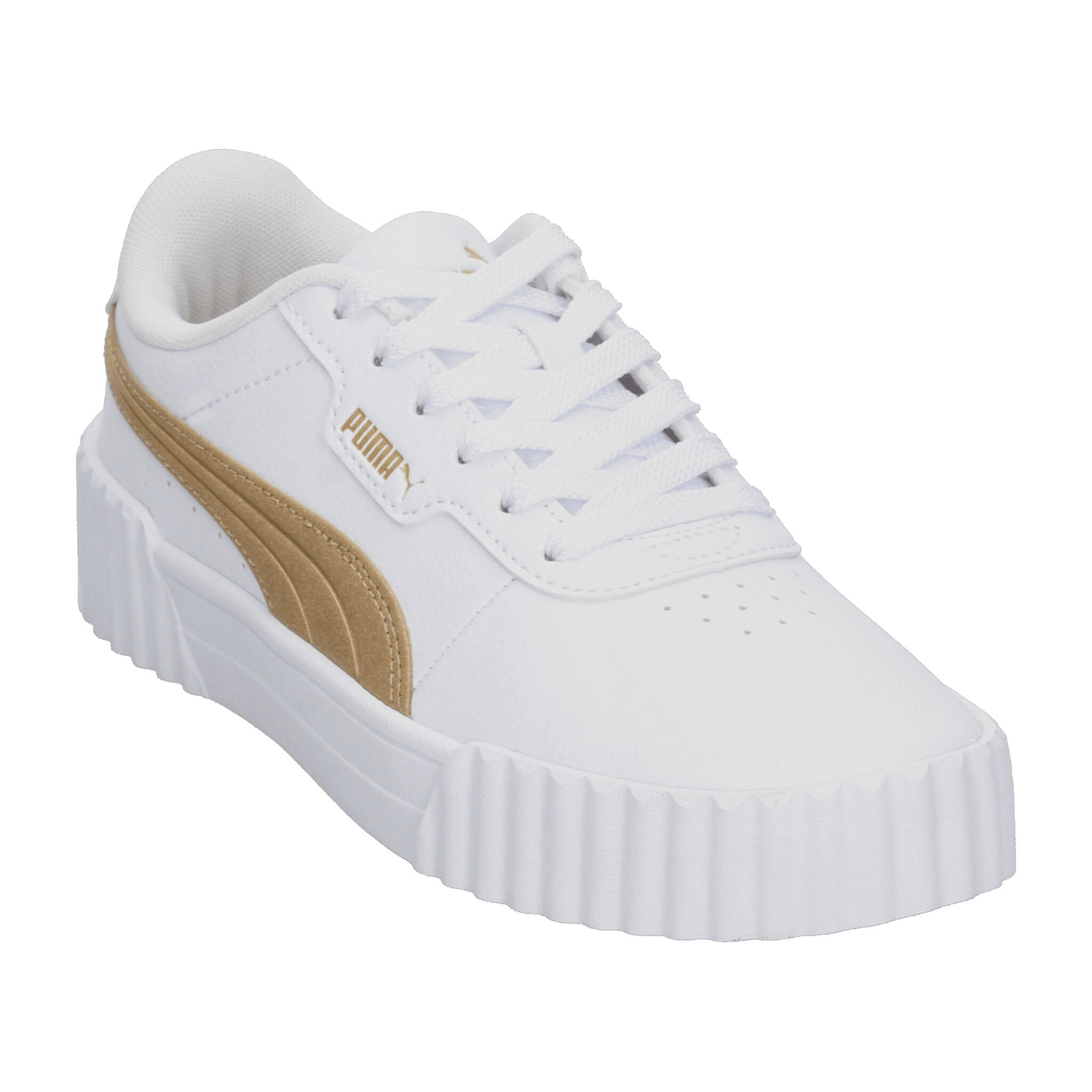 Tenis Puma Carina 3.0 Aqua Metallics Dama Casual Blanco Mujer — imagen 4