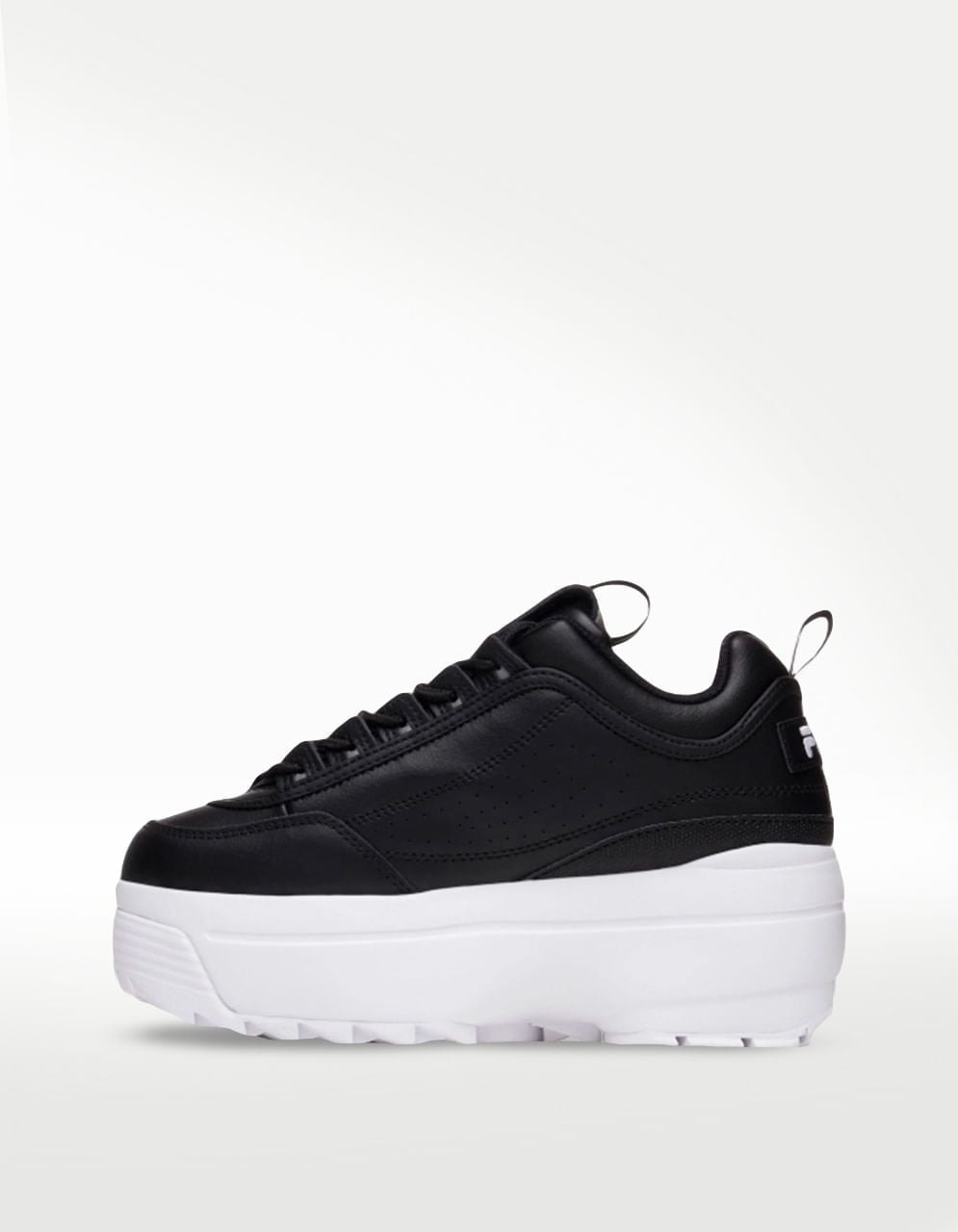 Tenis Fila Disruptor II Wedge Negro - Mujer — imagen 3