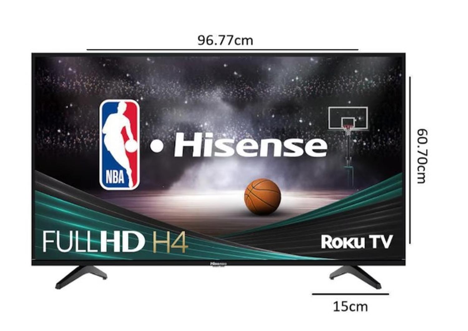 PANTALLA HISENSE 43H4030F4 43 PUL FHD SMART TV — imagen 3