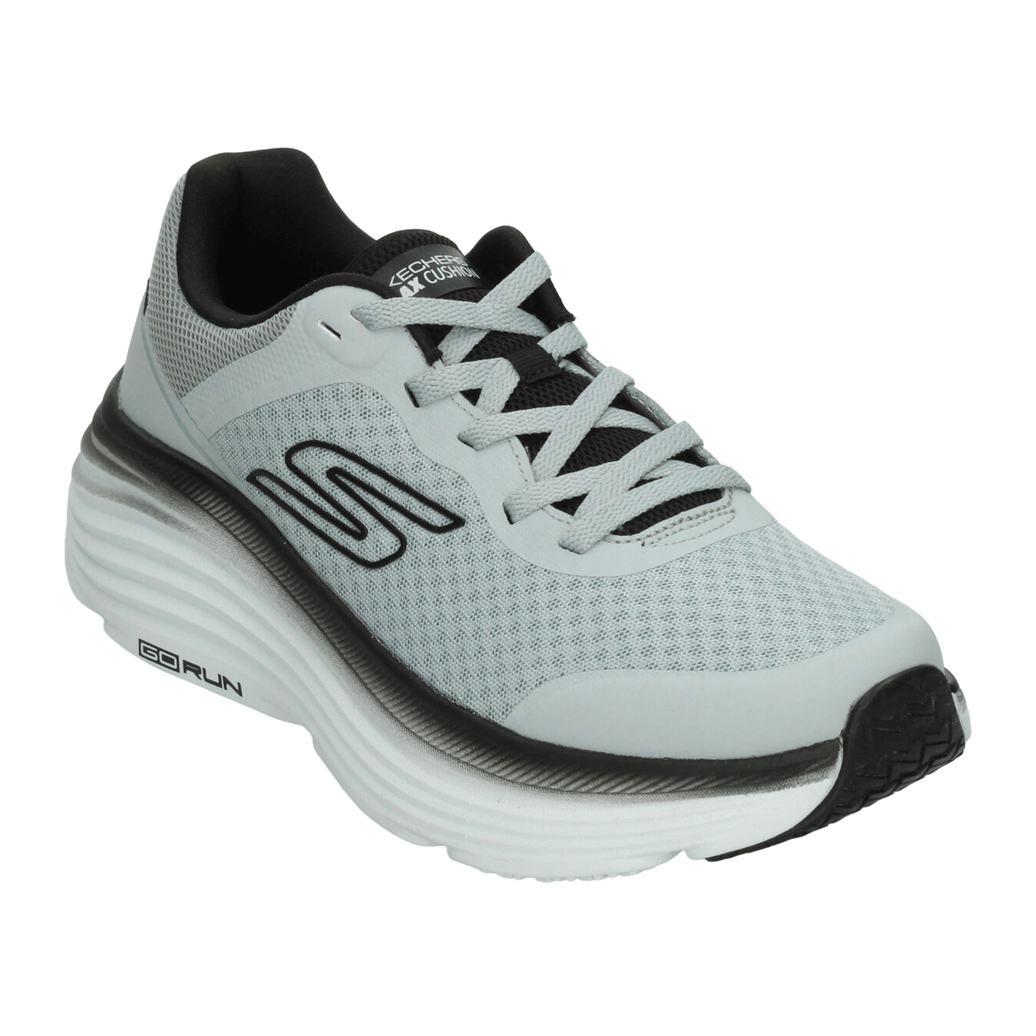 Tenis Skechers Max Cushioning Hombre Gris Running Deportivo Caballero — imagen 5