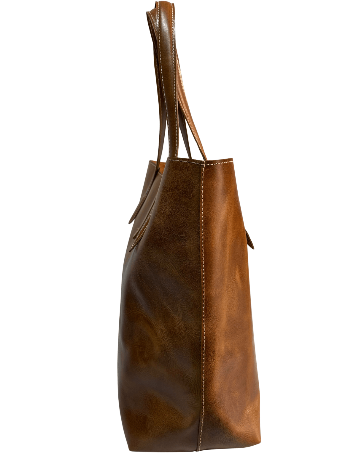 Bolsa De Cuero Tote 5 Mujer Akl — imagen 4