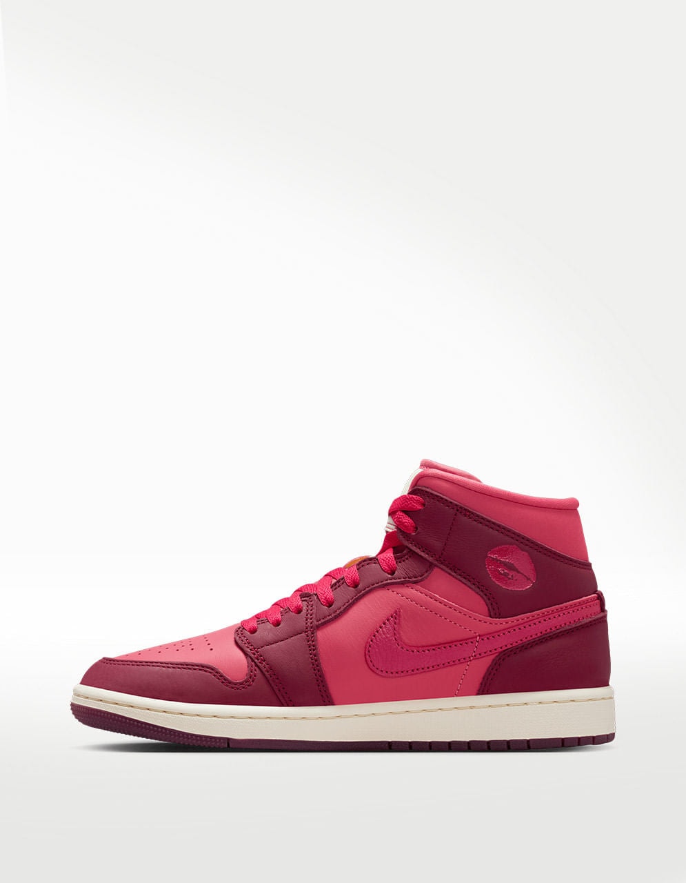 Tenis Jordan Air Jordan 1 Mid SE Rojo - Mujer — imagen 3