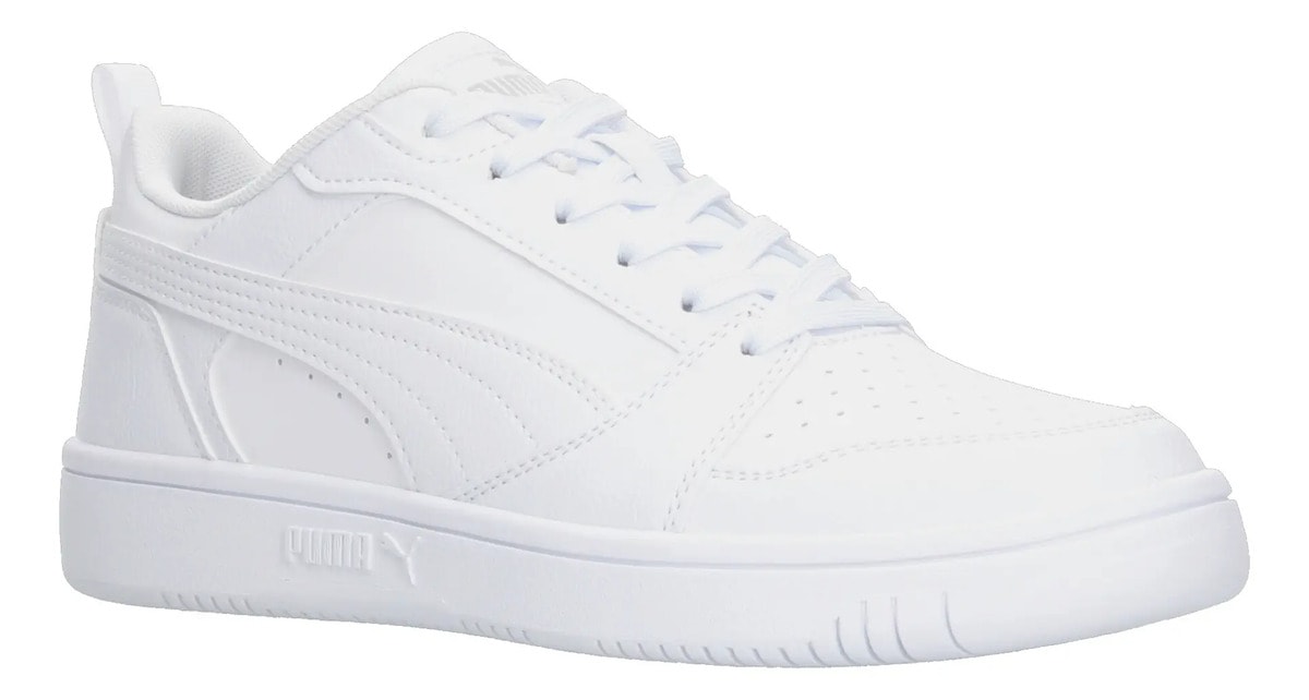 Tenis Puma Rebound V6 Low Hombre Casual Blanco Caballero — imagen 11