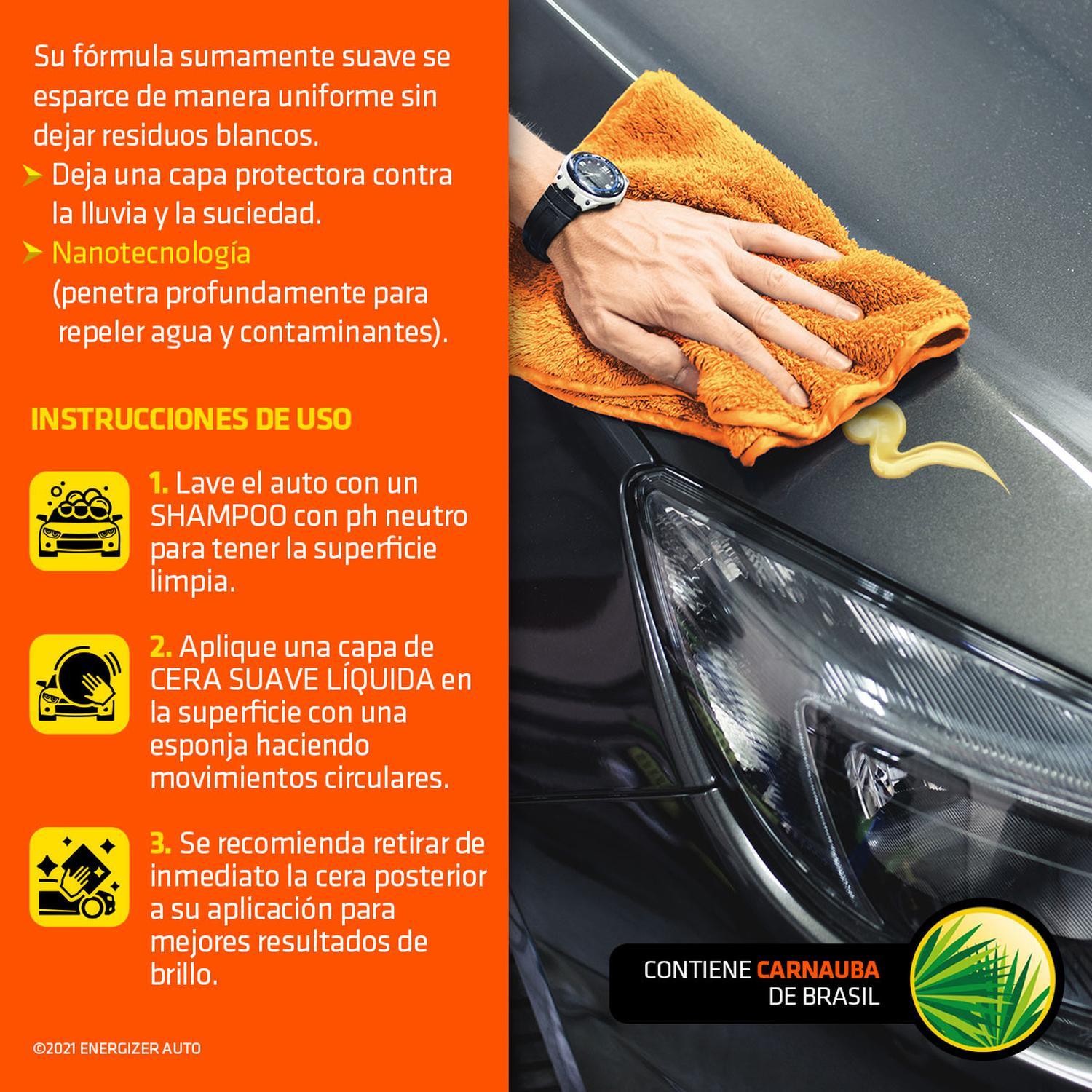6 Cera Auto Camión Líquida fácil Aplicación Armor All 500ml — imagen 3