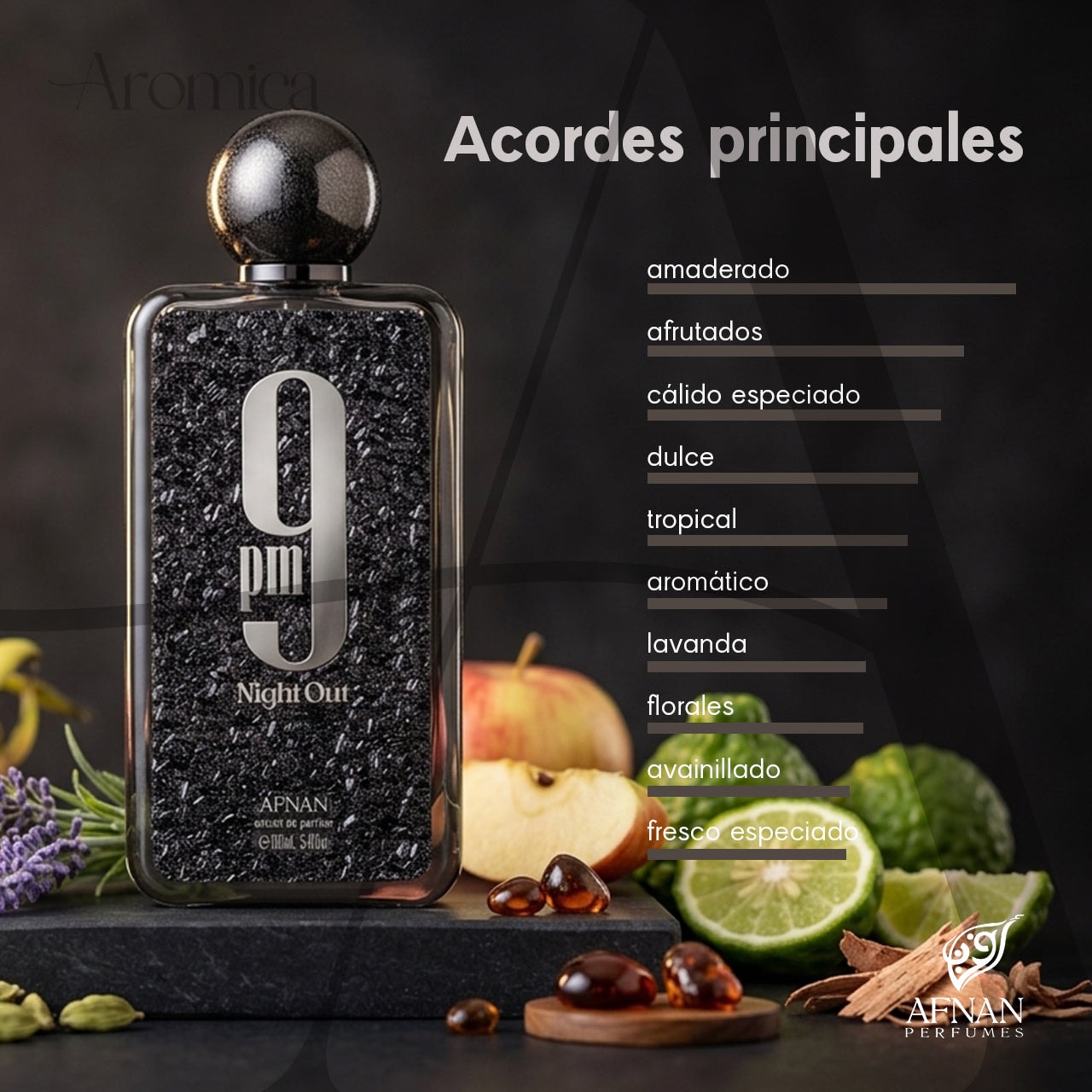 Perfume Árabe 9PM Night Out Eau de Parfum 100ml — imagen 4