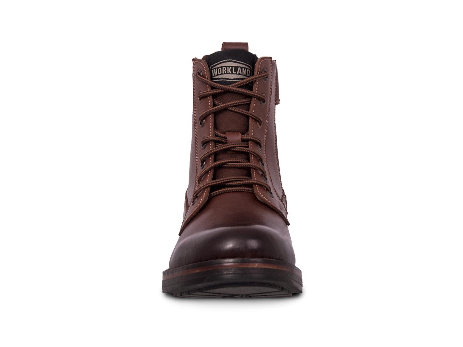 Bota Hombre Moto Biker Casual Workland 89505 Cogñac Cloud — imagen 4