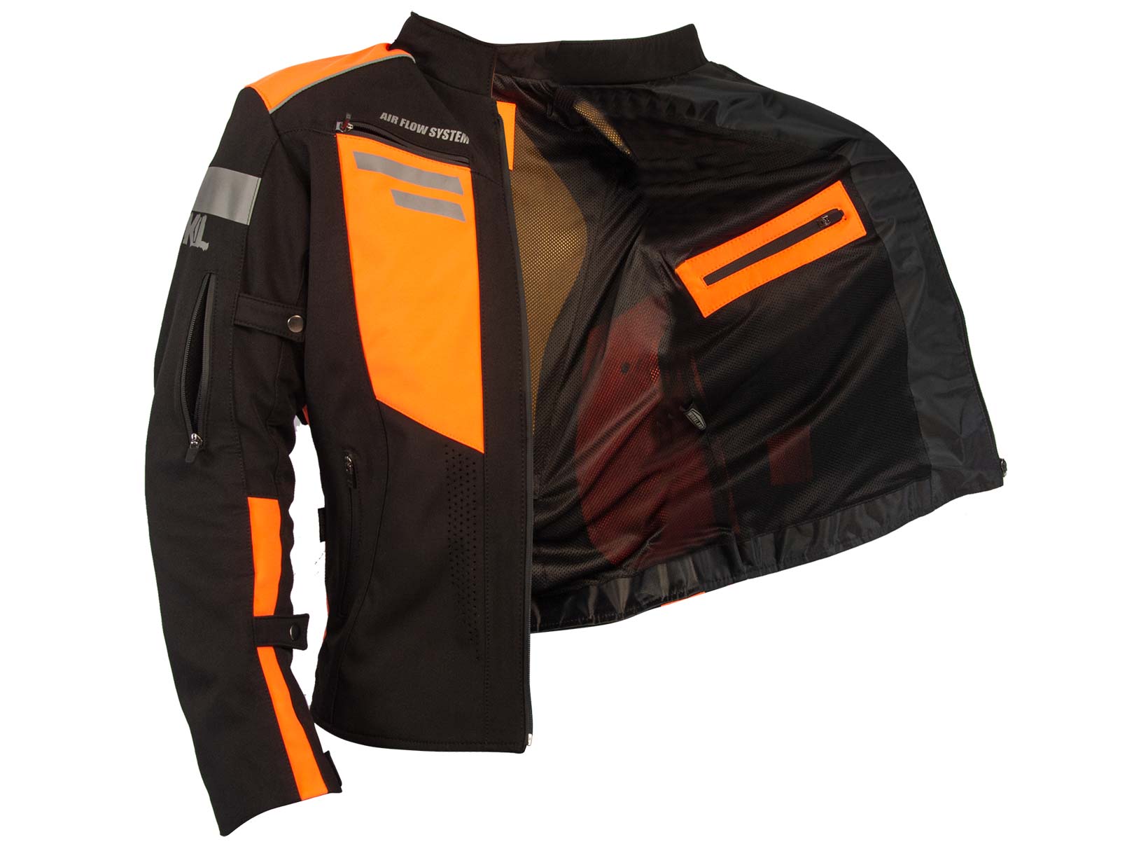 Chamarra moto hombre biker impermeable proteccion WKL 85-NNA — imagen 12