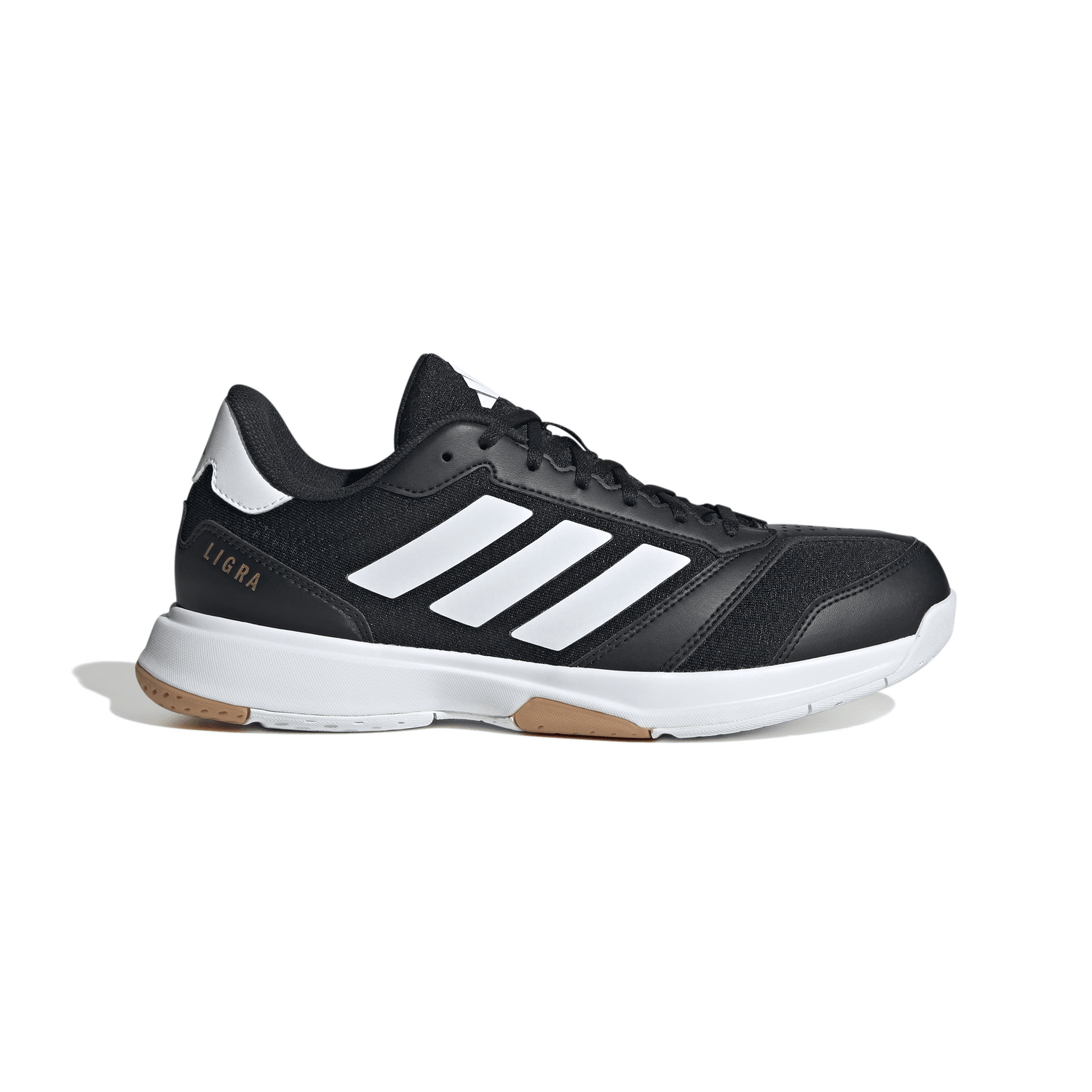 Tenis Adidas Ligra 8 Hombre Negro Deportivo Gimnasio Para Caballero — imagen 2