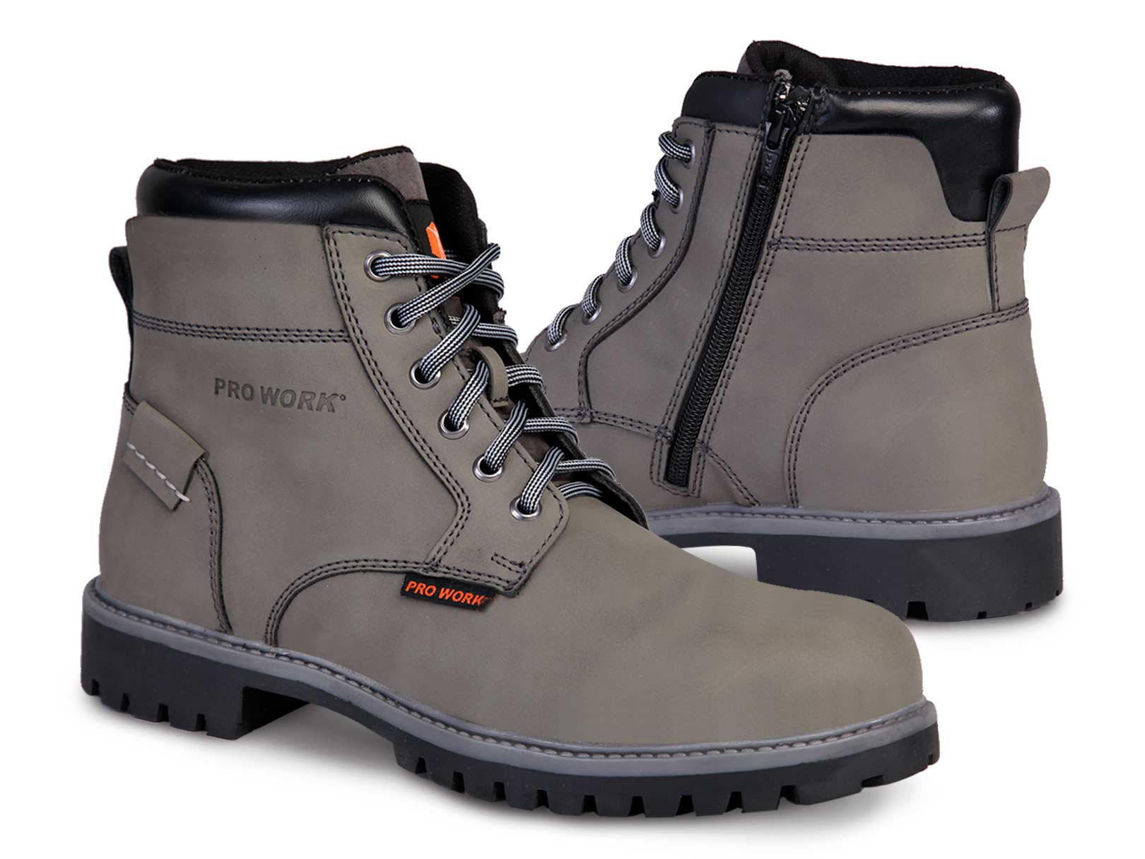 Bota hombre Botin casual caballero PRO WORK 77607 Gris — imagen 8